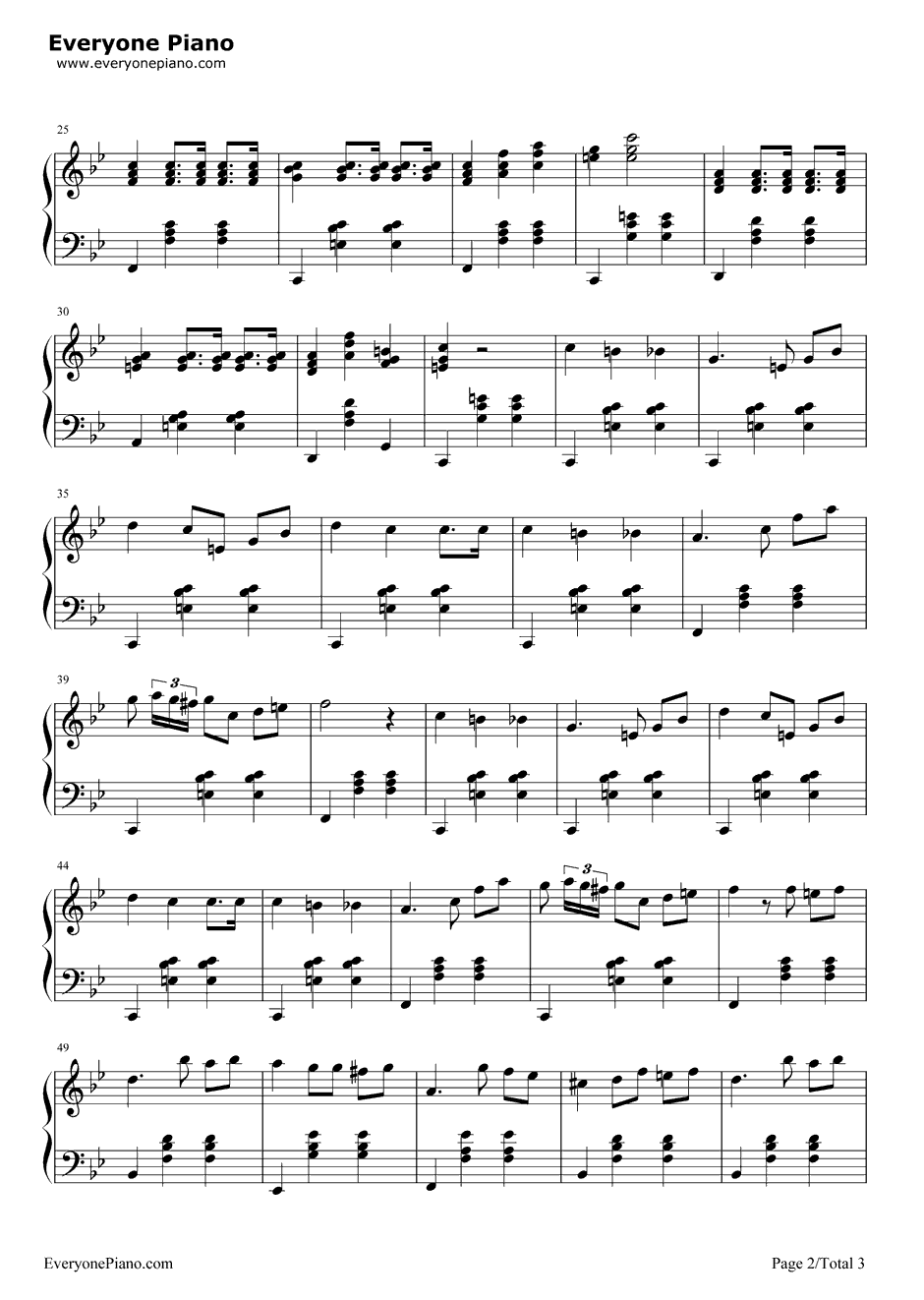 格特鲁德的梦之圆舞曲钢琴谱-贝多芬2