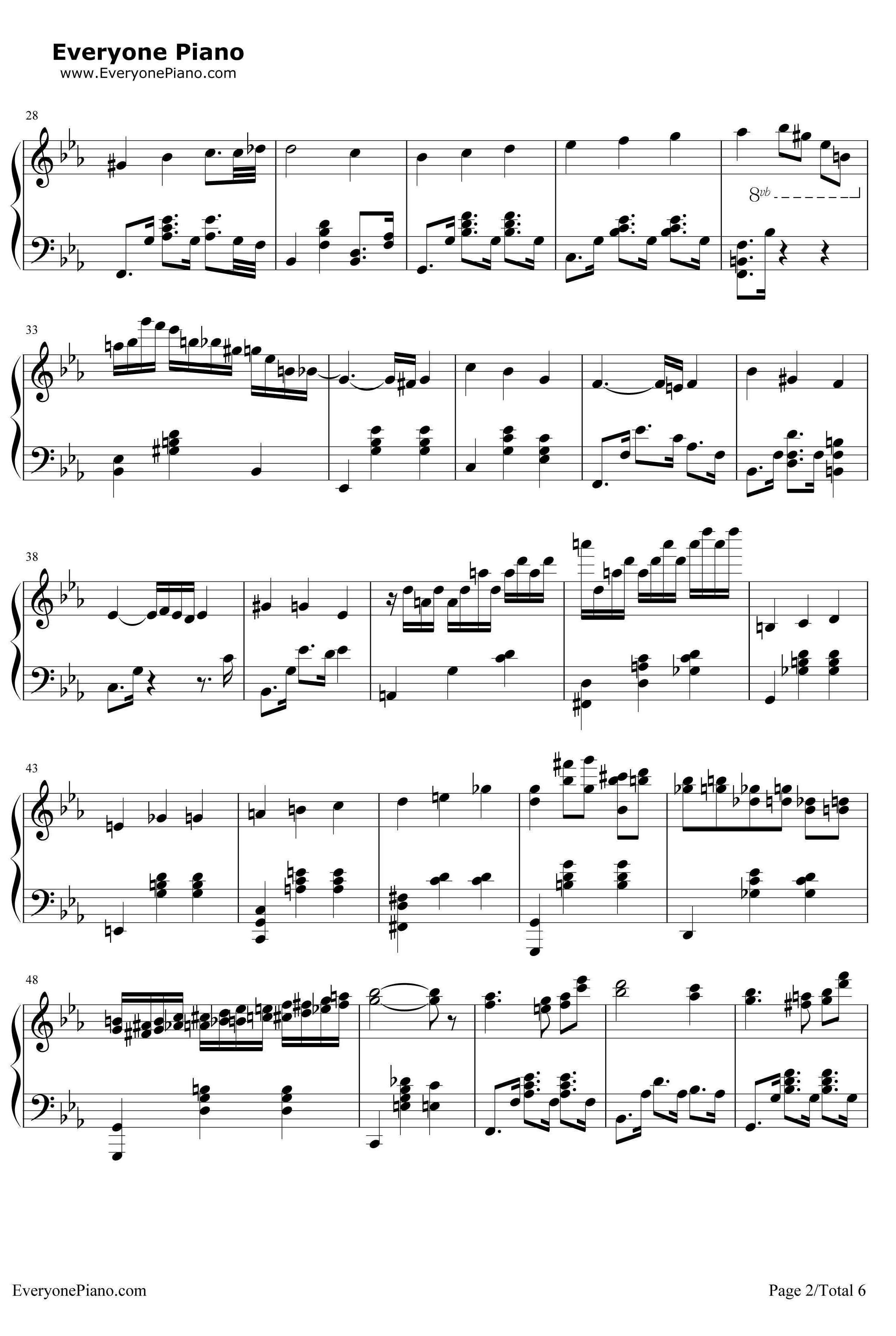 Magic Waltz钢琴谱-AmedeoTommasi-海上钢琴师2