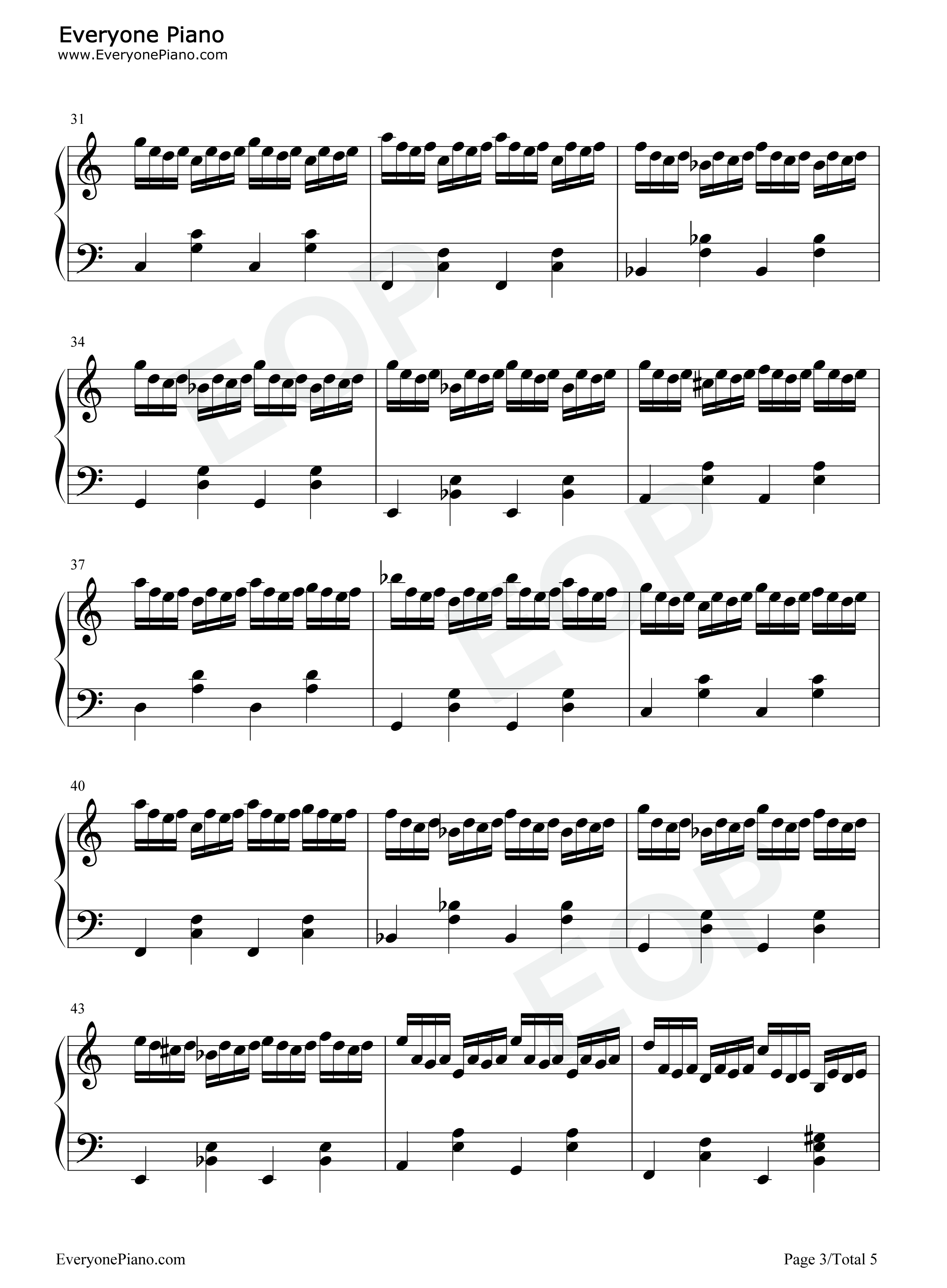 g小调巴赫钢琴谱-巴赫3