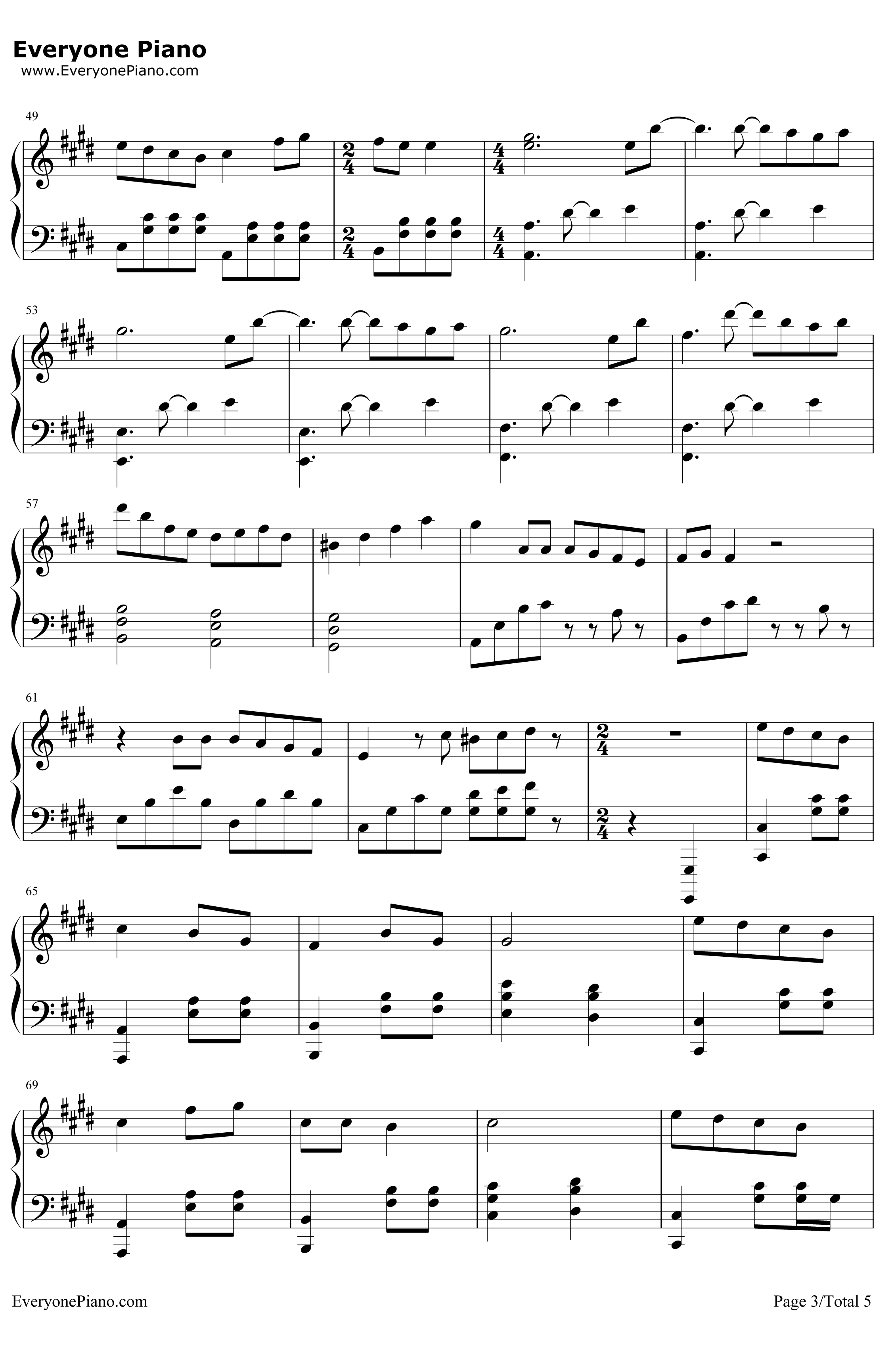 PLANET 钢琴谱-ラムジ3
