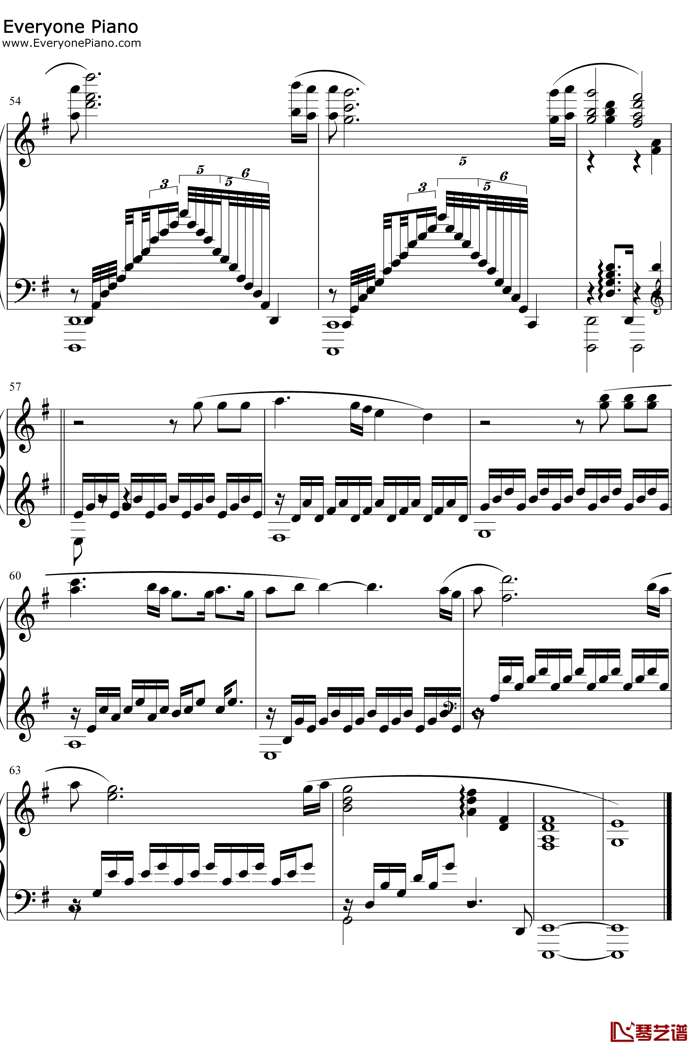 Hanezeve Caradhina钢琴谱-KevinPenkin-来自深渊OST5