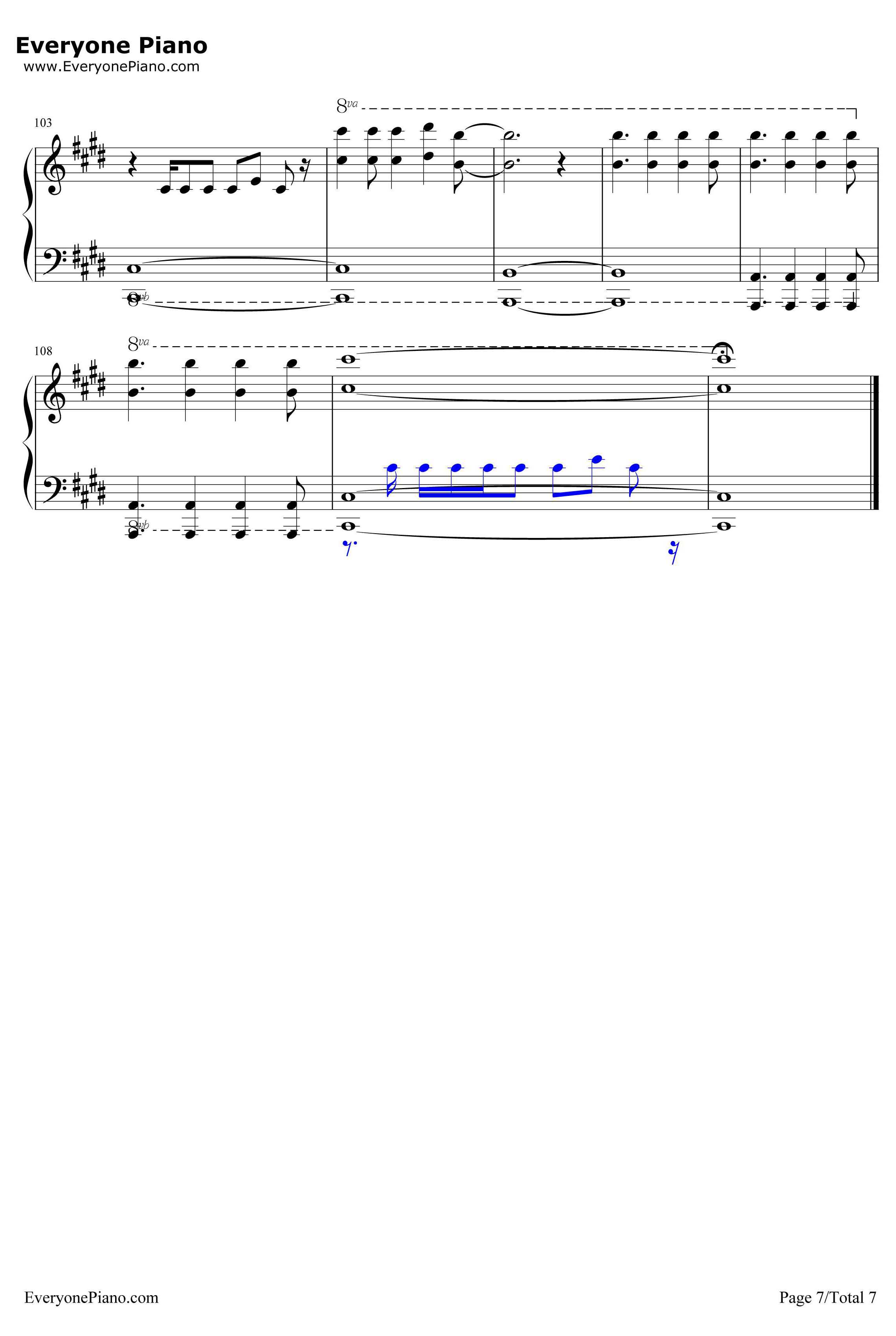The Fox钢琴谱-Ylvis-挪威组合7