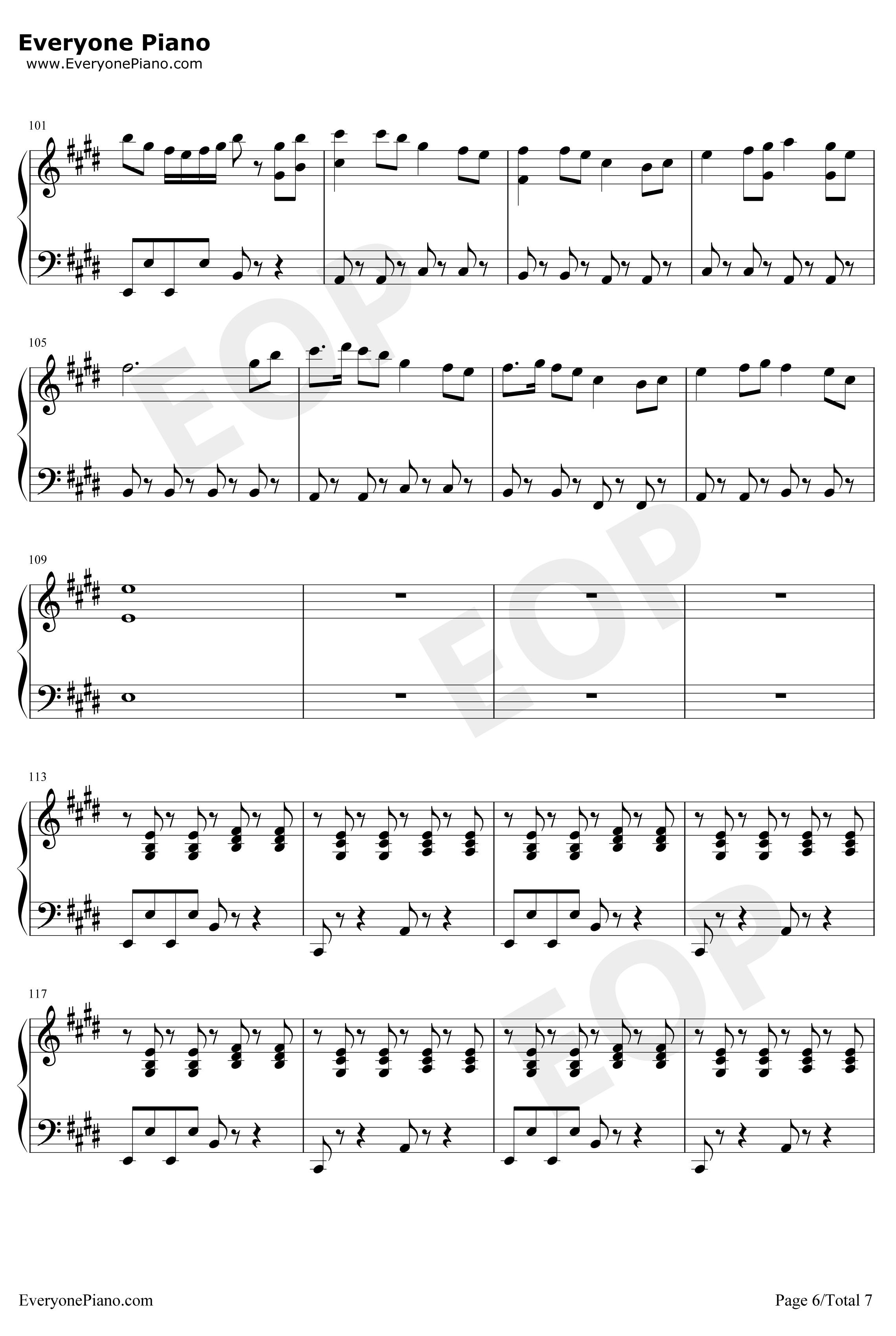 Monody钢琴谱-TheFatRatLauraBrehm-TheFatRat-抖音歌曲6