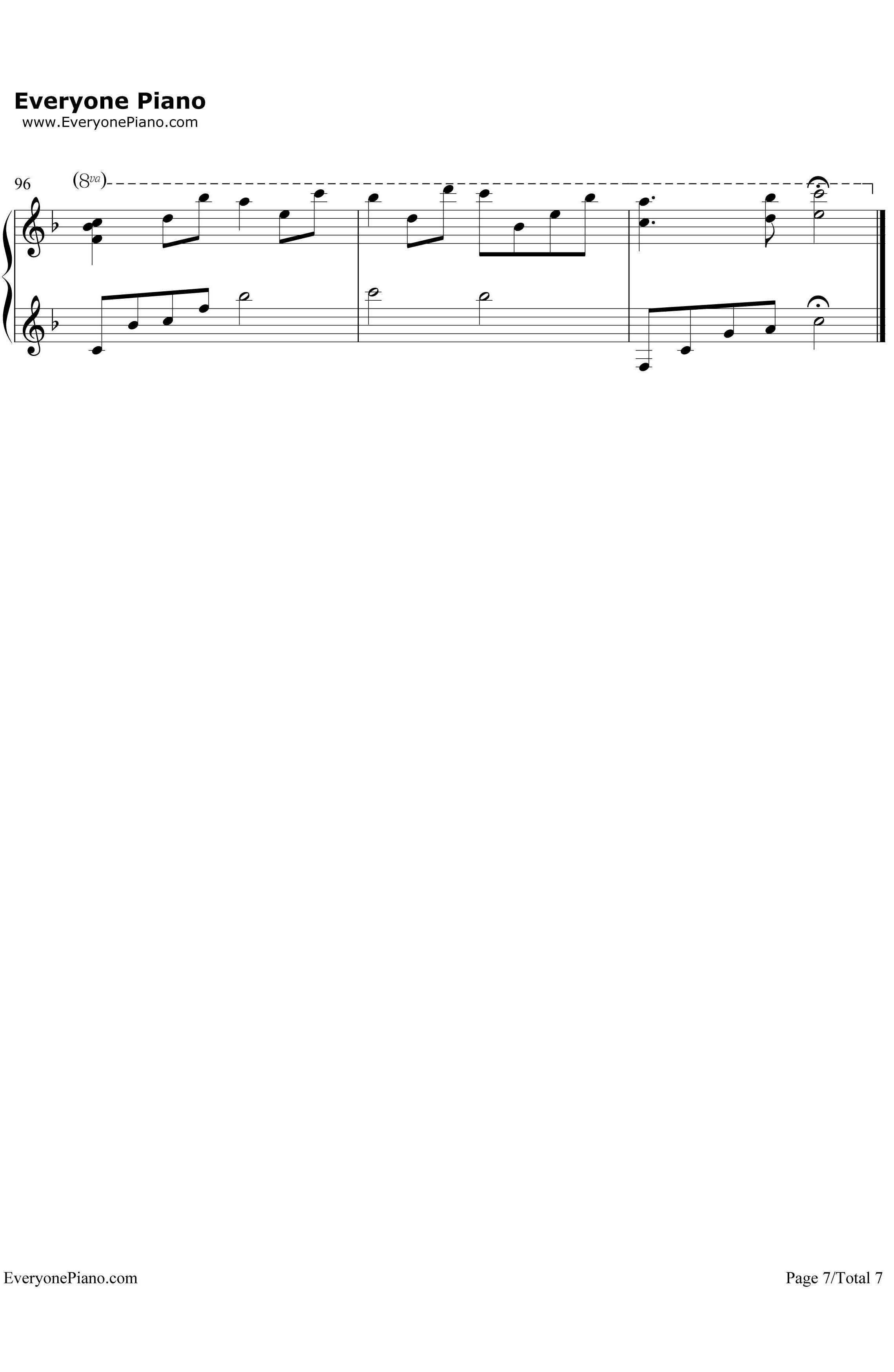 The Sunbeams... TheyScatter钢琴谱-Yiruma7