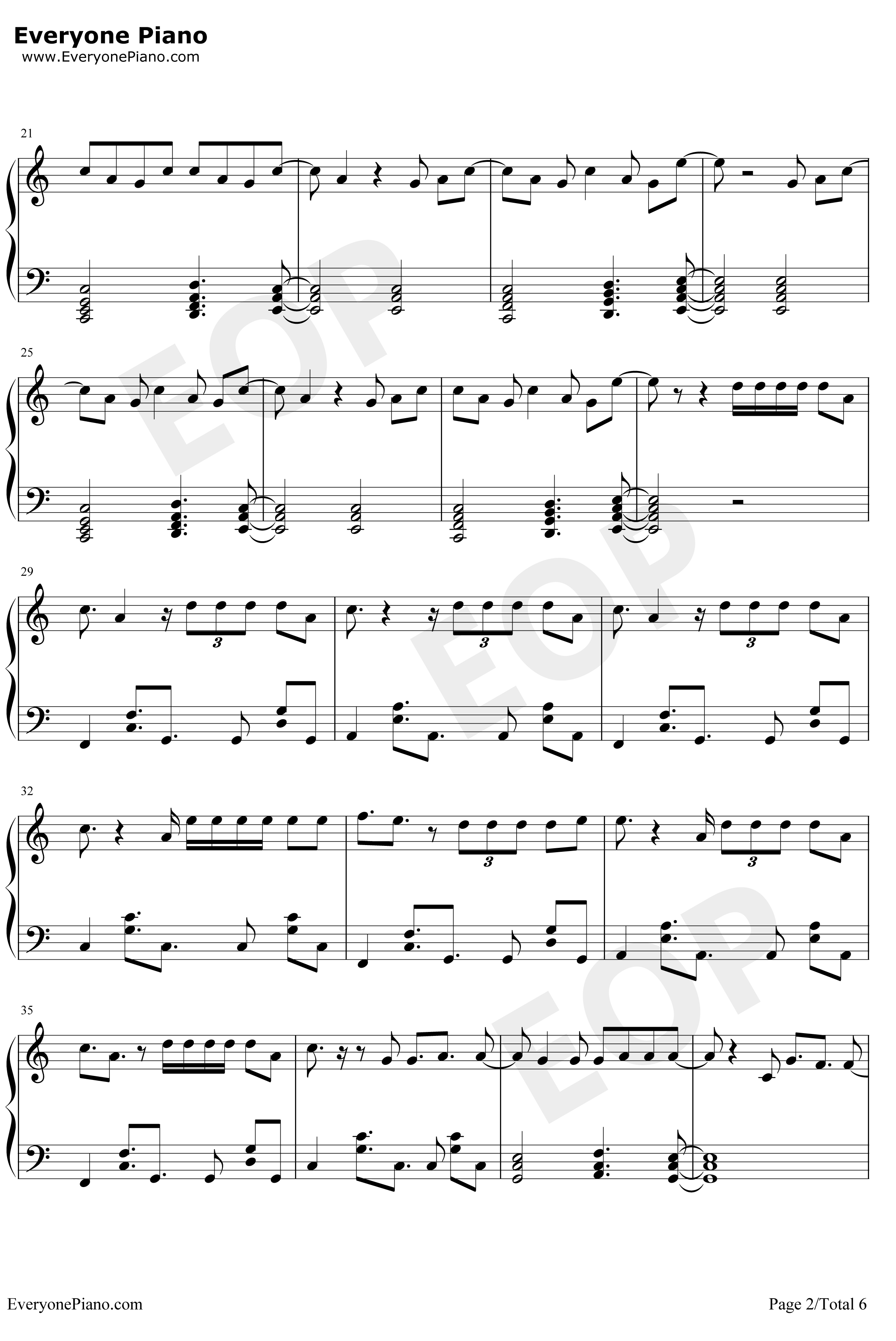 Middle Finger钢琴谱-PhoebeRyanQuinnXCII2