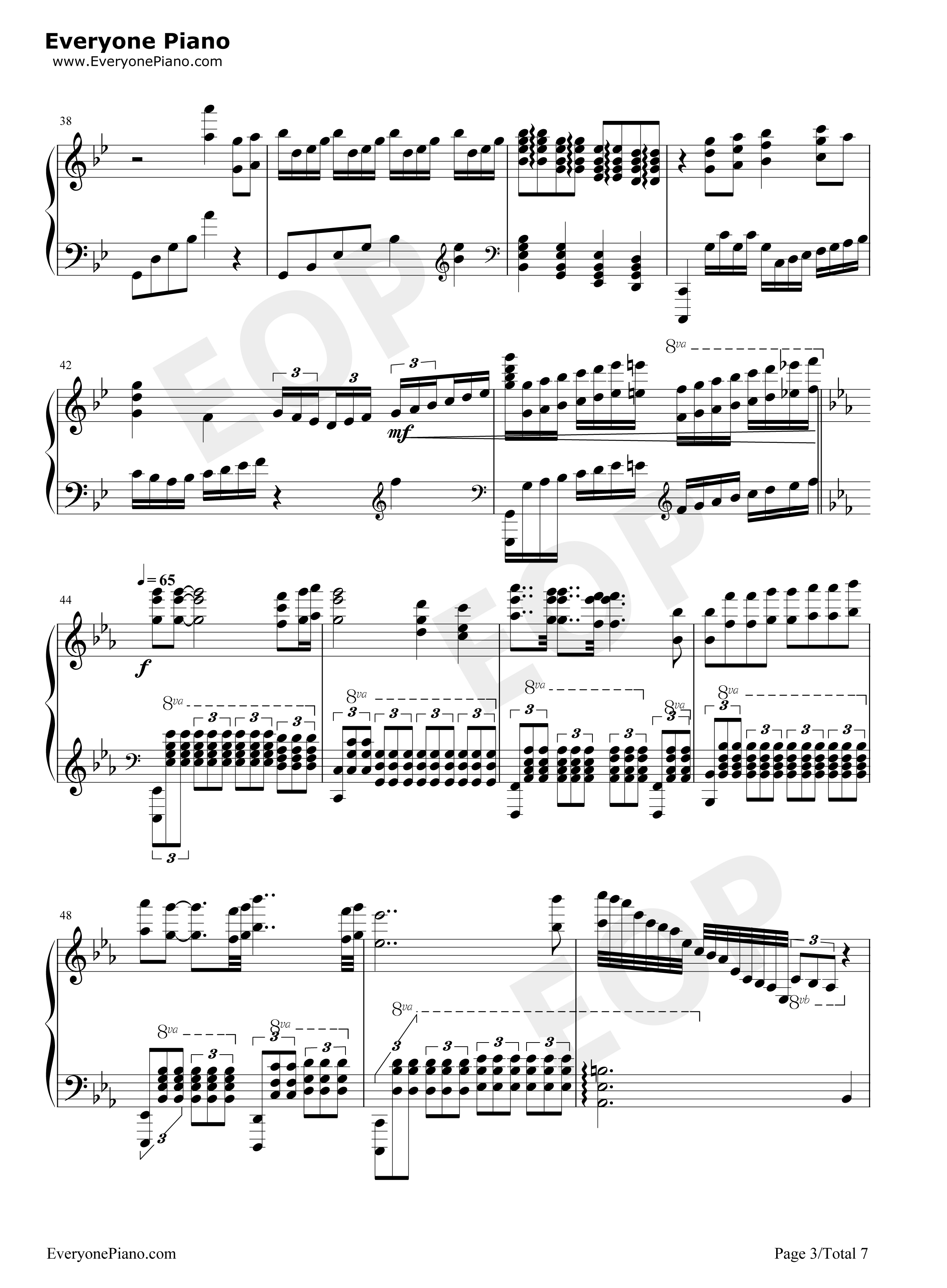 Bohemian Rhapsody钢琴谱-马克西姆3