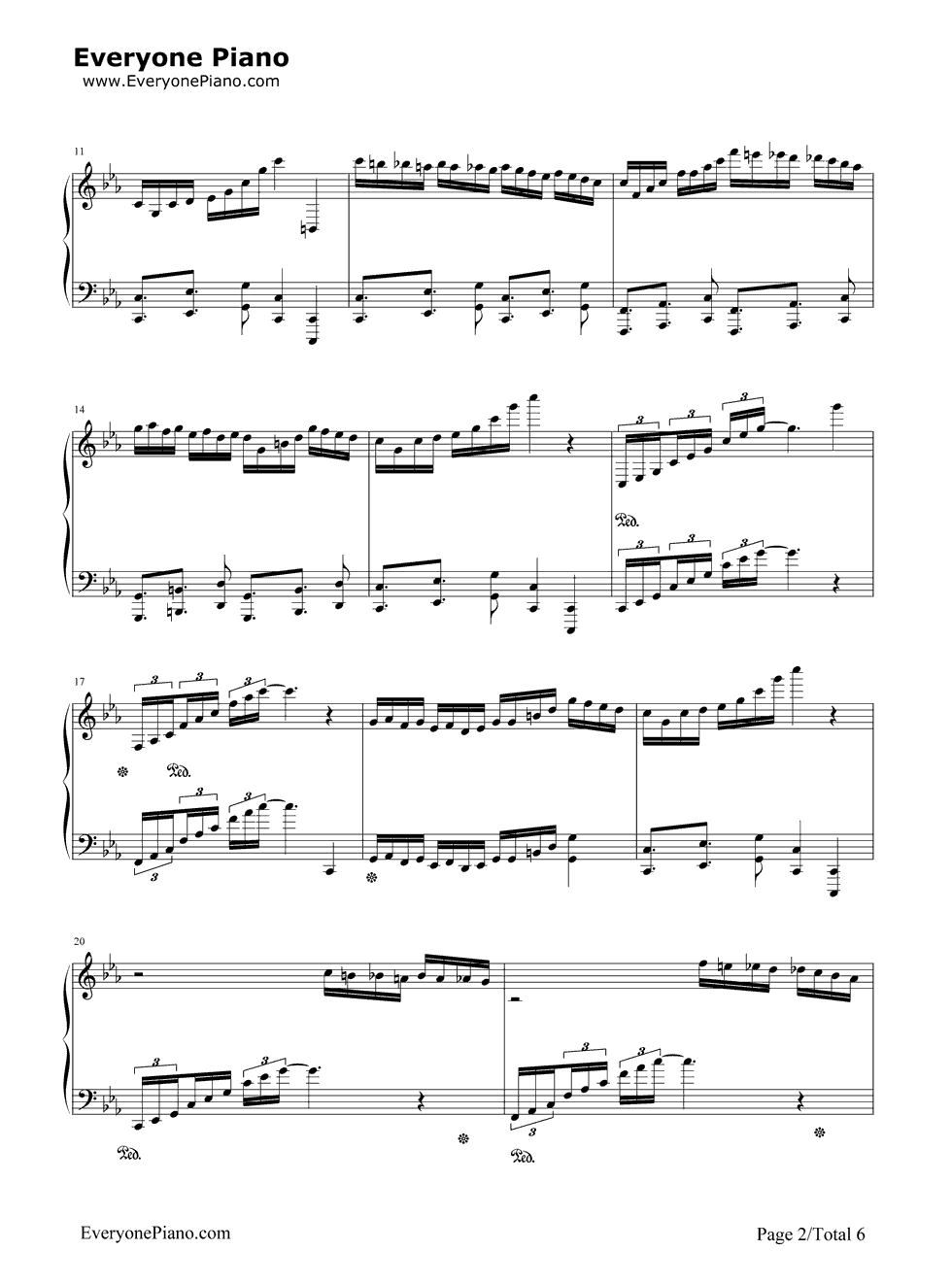 古巴钢琴谱-马克西姆2