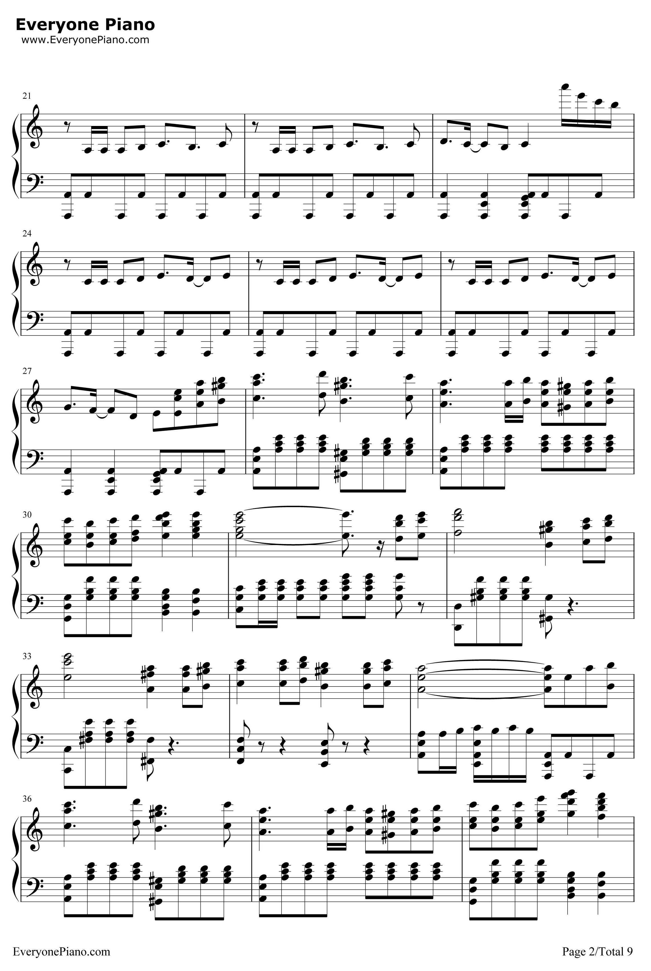 劲乐团V3钢琴谱-BeautifulDay-贝多芬悲怆第三乐章改编2