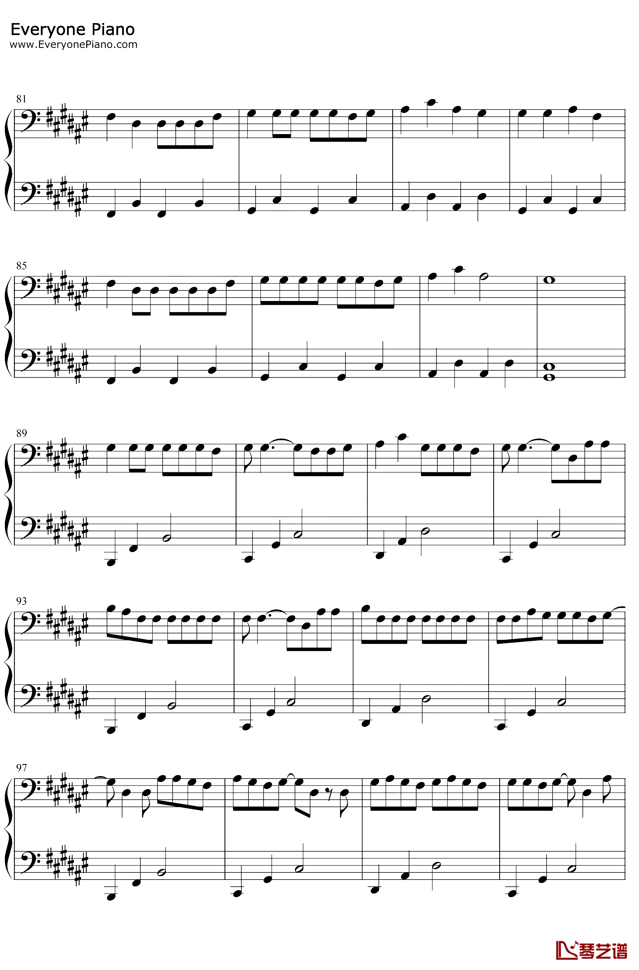 Caramelo钢琴谱-Ozuna5