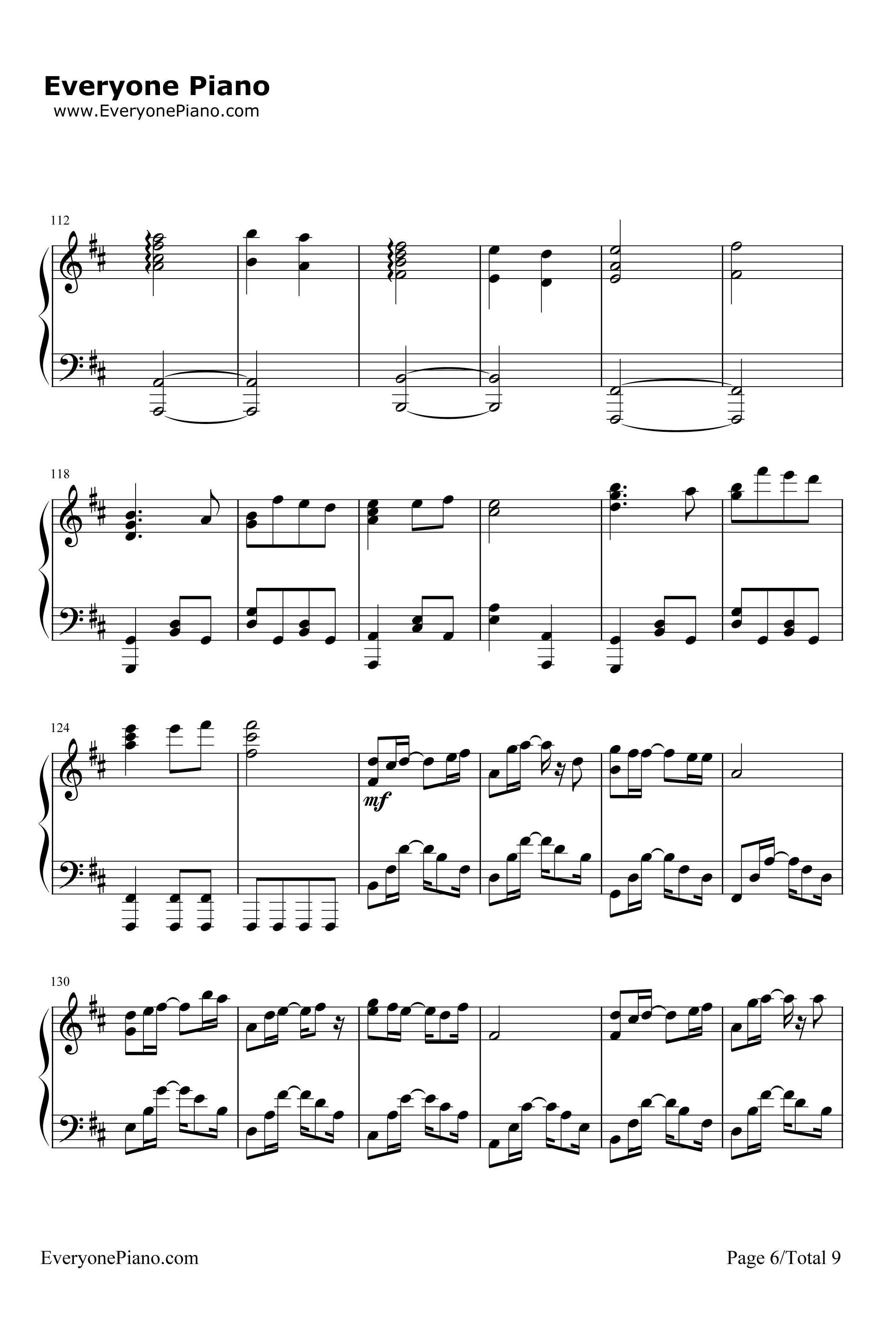 セツナドライブ钢琴谱-IA6