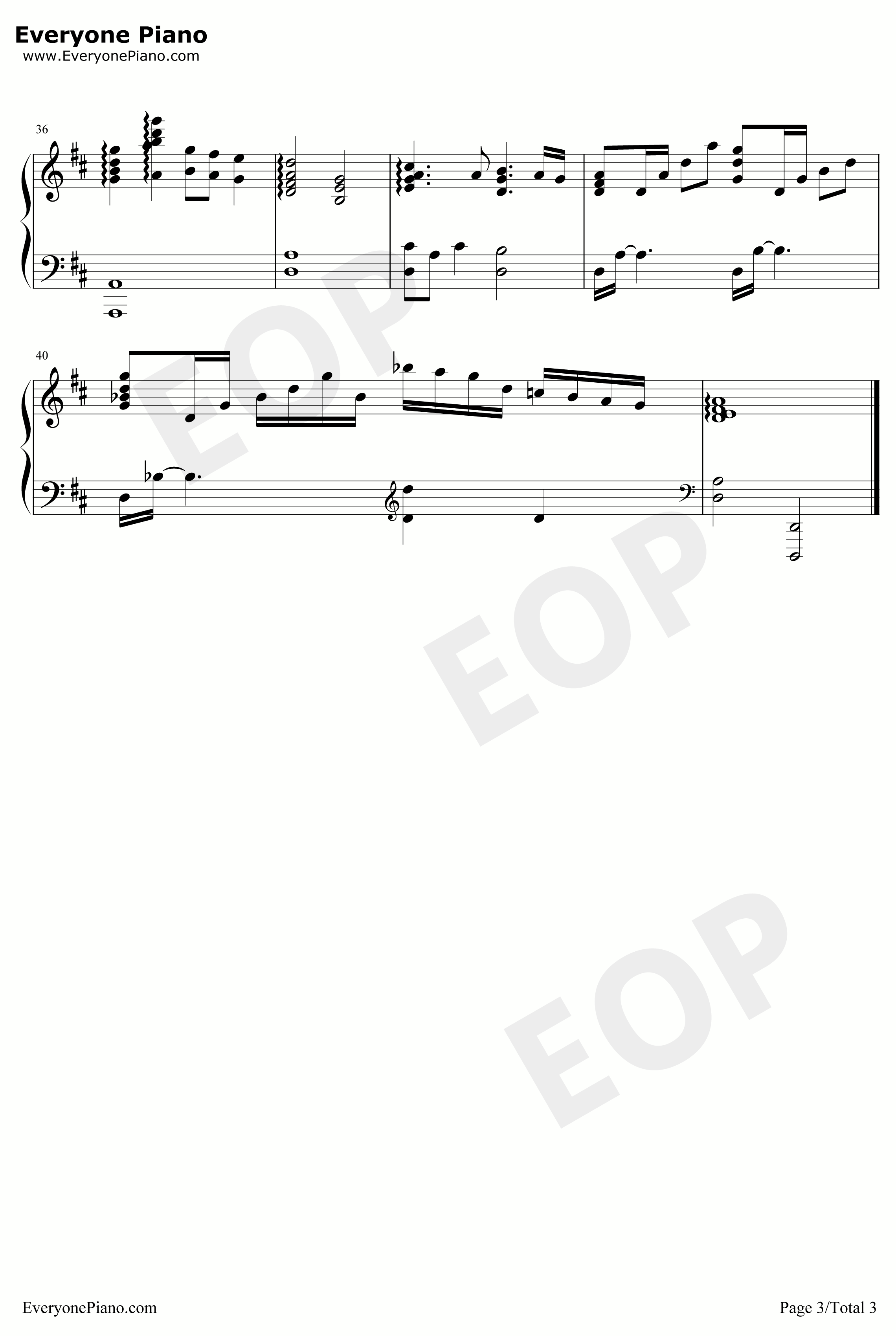 やりがいのある仕事钢琴谱-安濑圣-世界第一初恋OST3