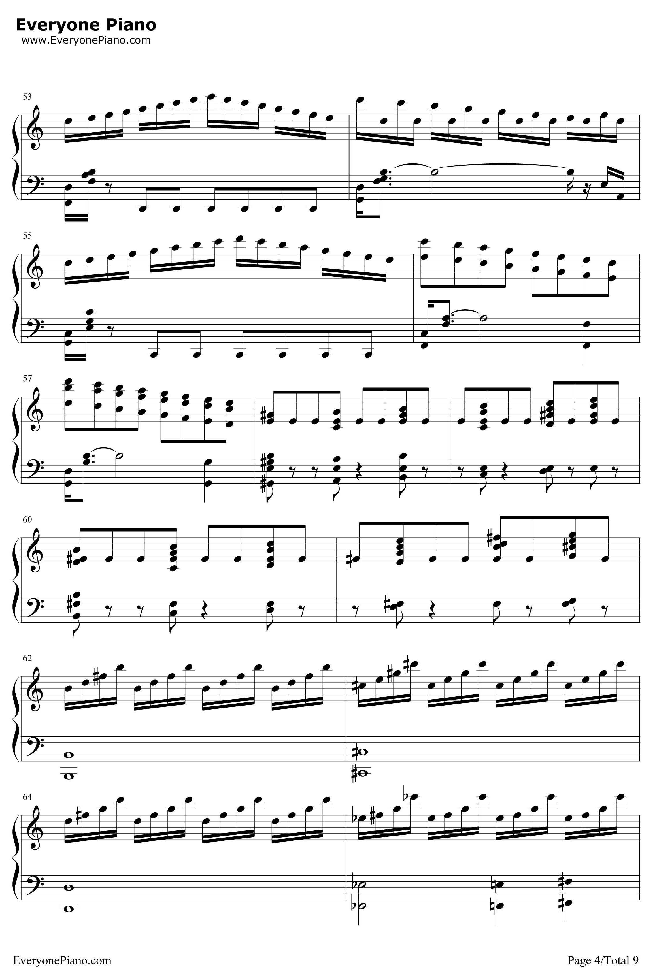 劲乐团V3钢琴谱-BeautifulDay-贝多芬悲怆第三乐章改编4