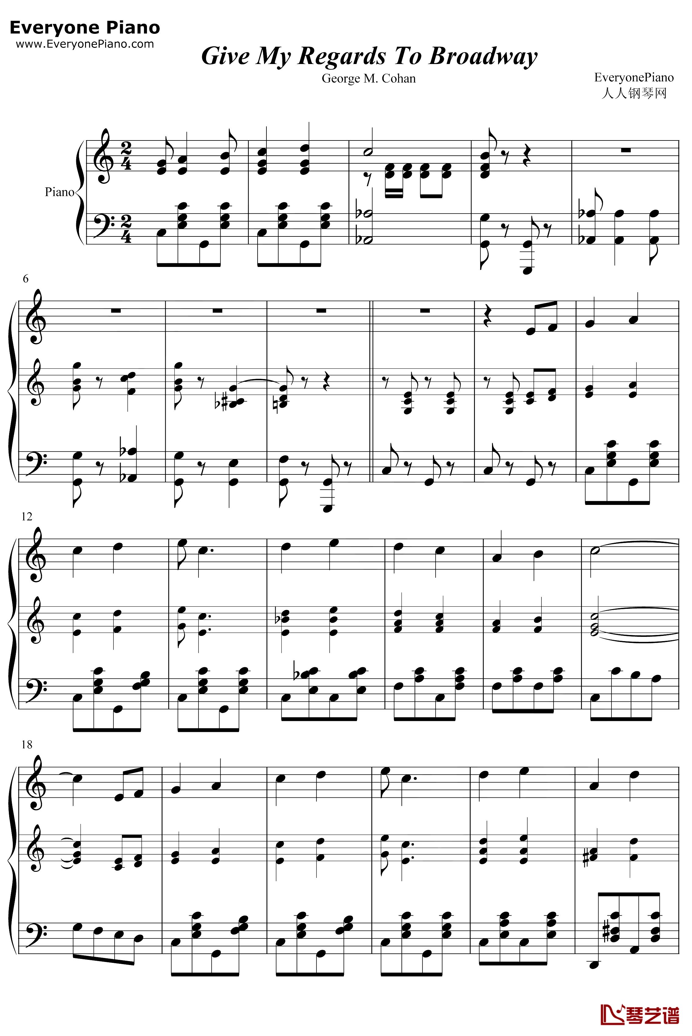 The Stars and Stripes Forever钢琴谱-John Philip Sousa1
