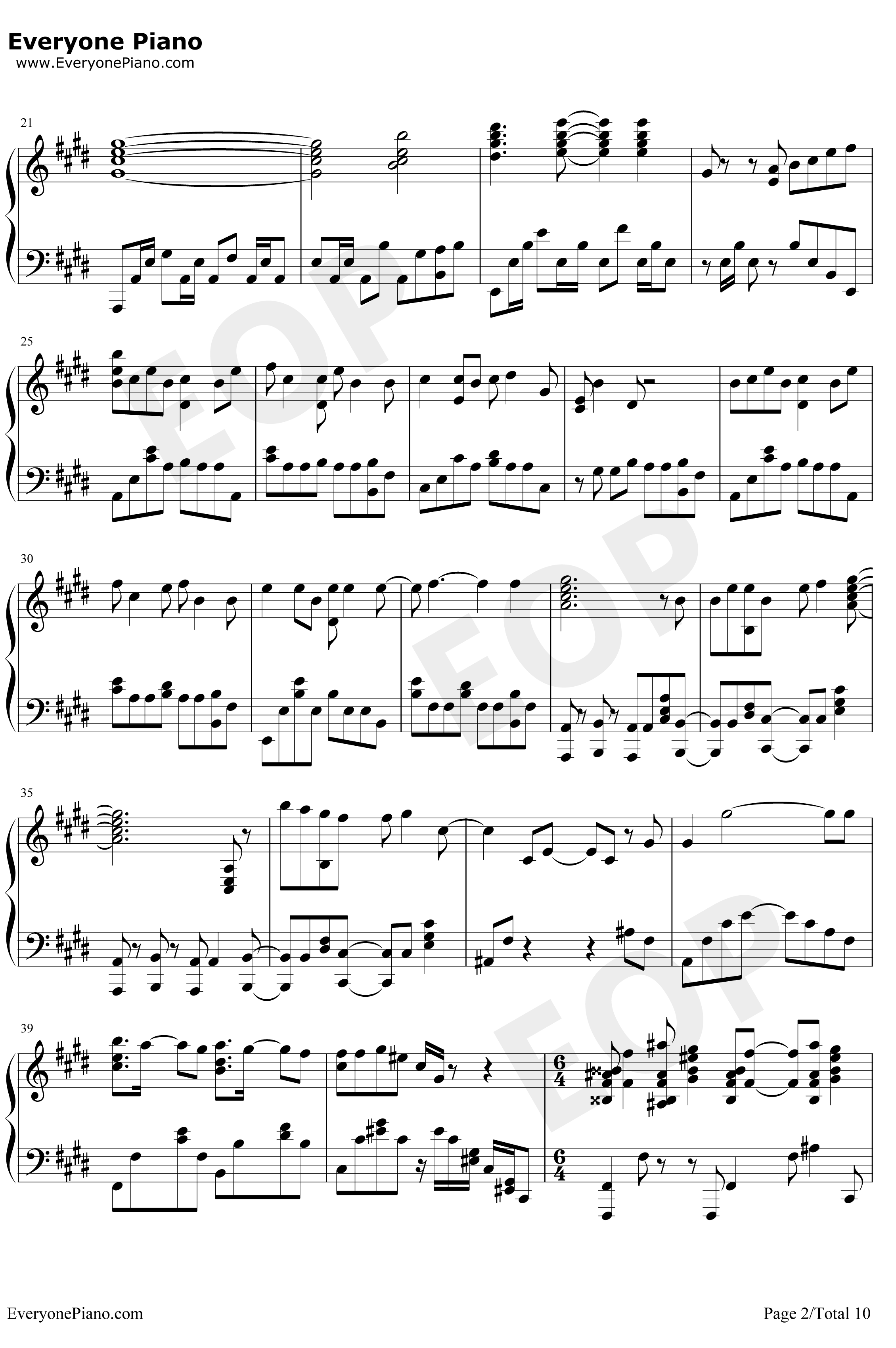 Little Busters钢琴谱-Rita-完整版2