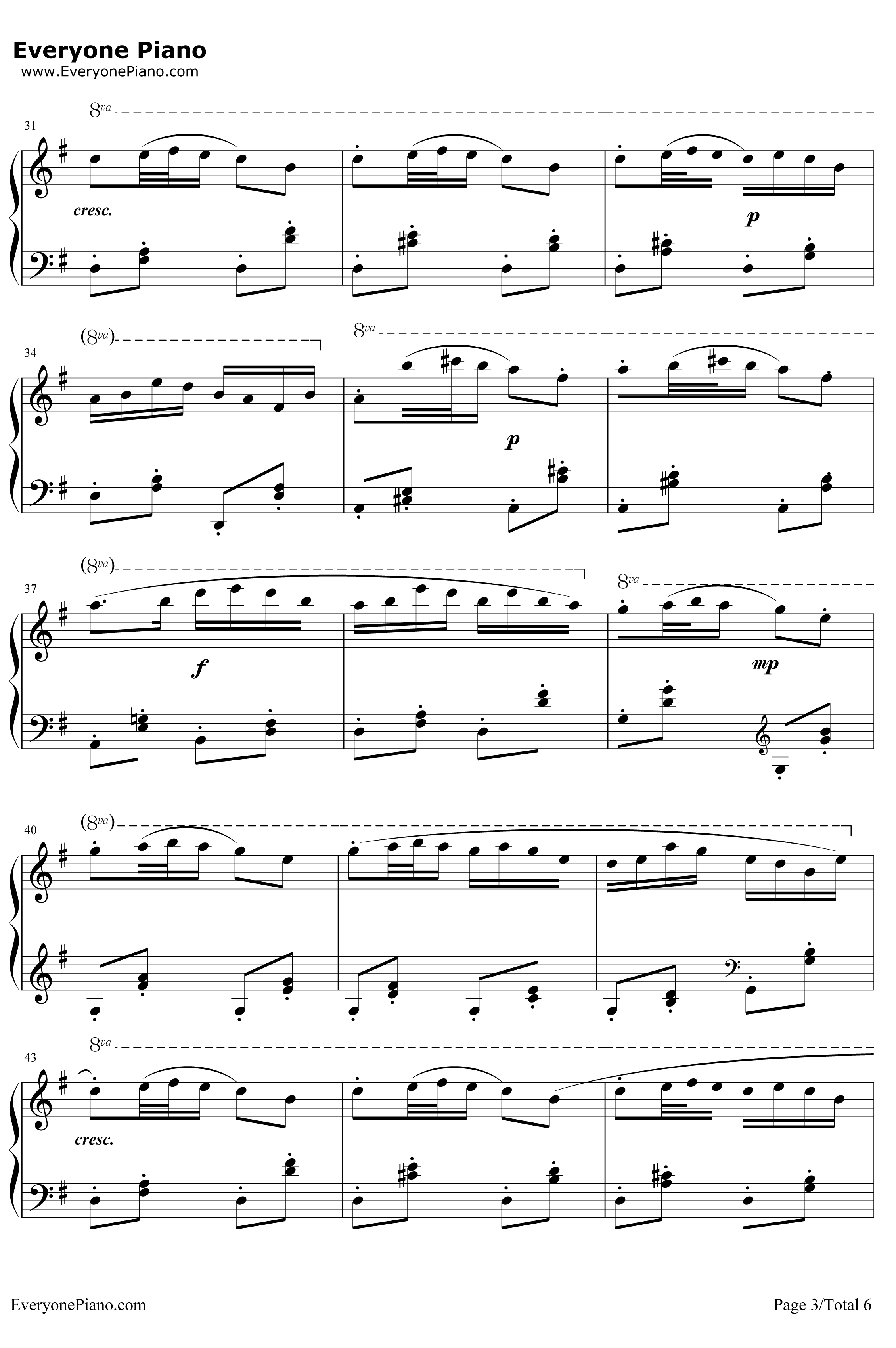 牧童短笛钢琴谱-贺绿汀-牧童之笛3