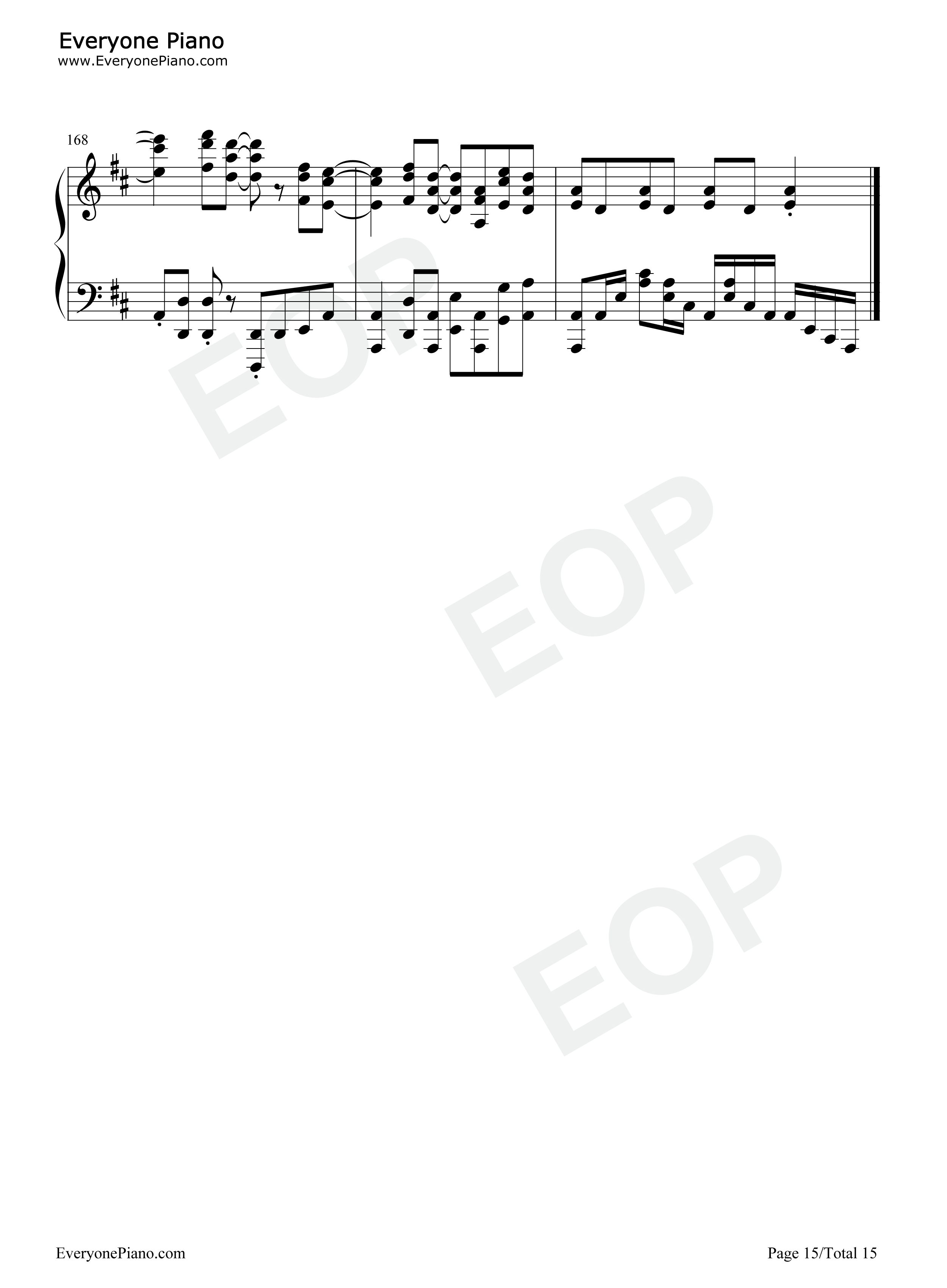 SOUVENIR钢琴谱-BUMP OF CHICKEN15