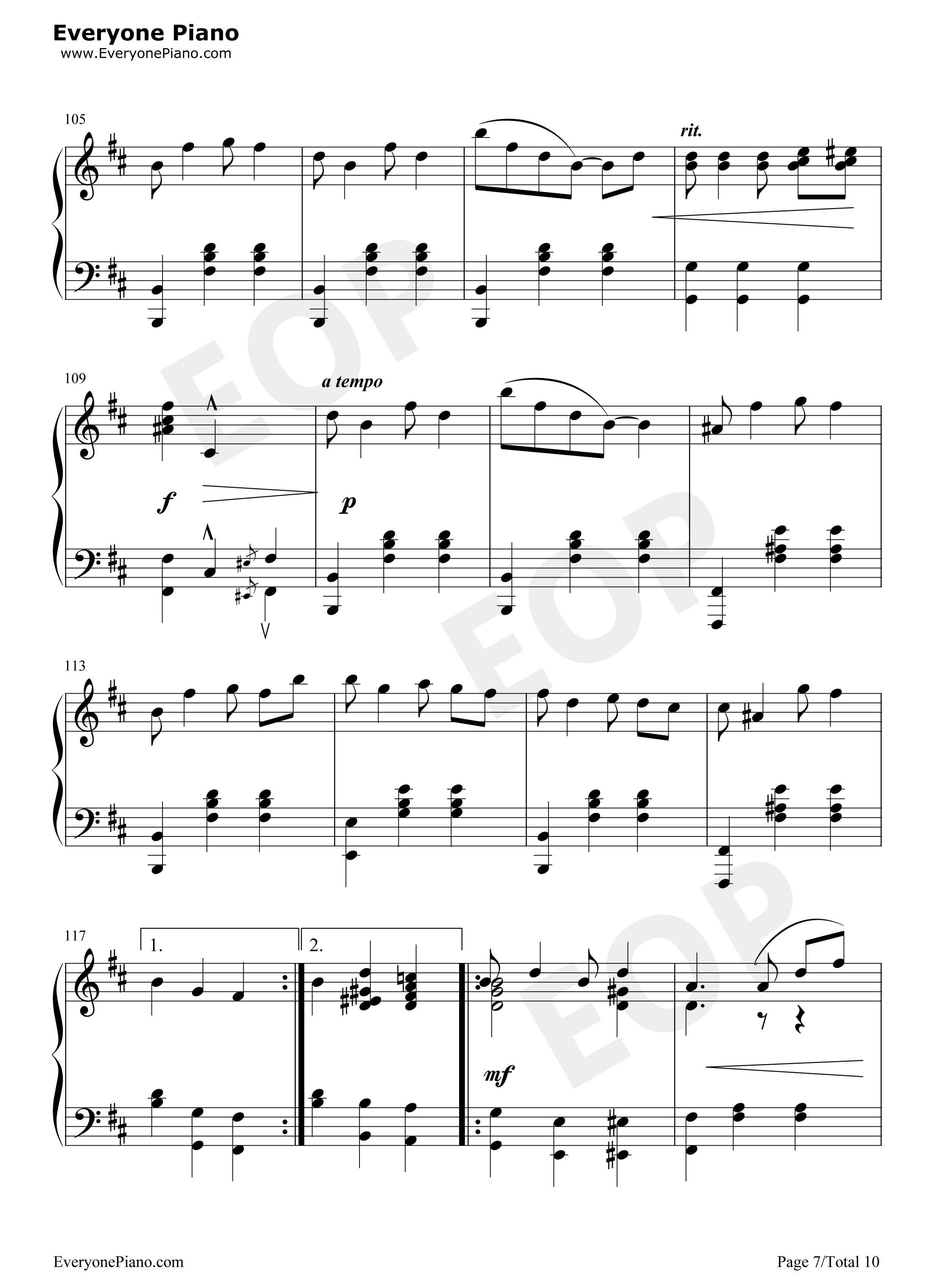 Bethena A Concert Waltz钢琴谱-Scott Joplin  斯科特·乔普林7