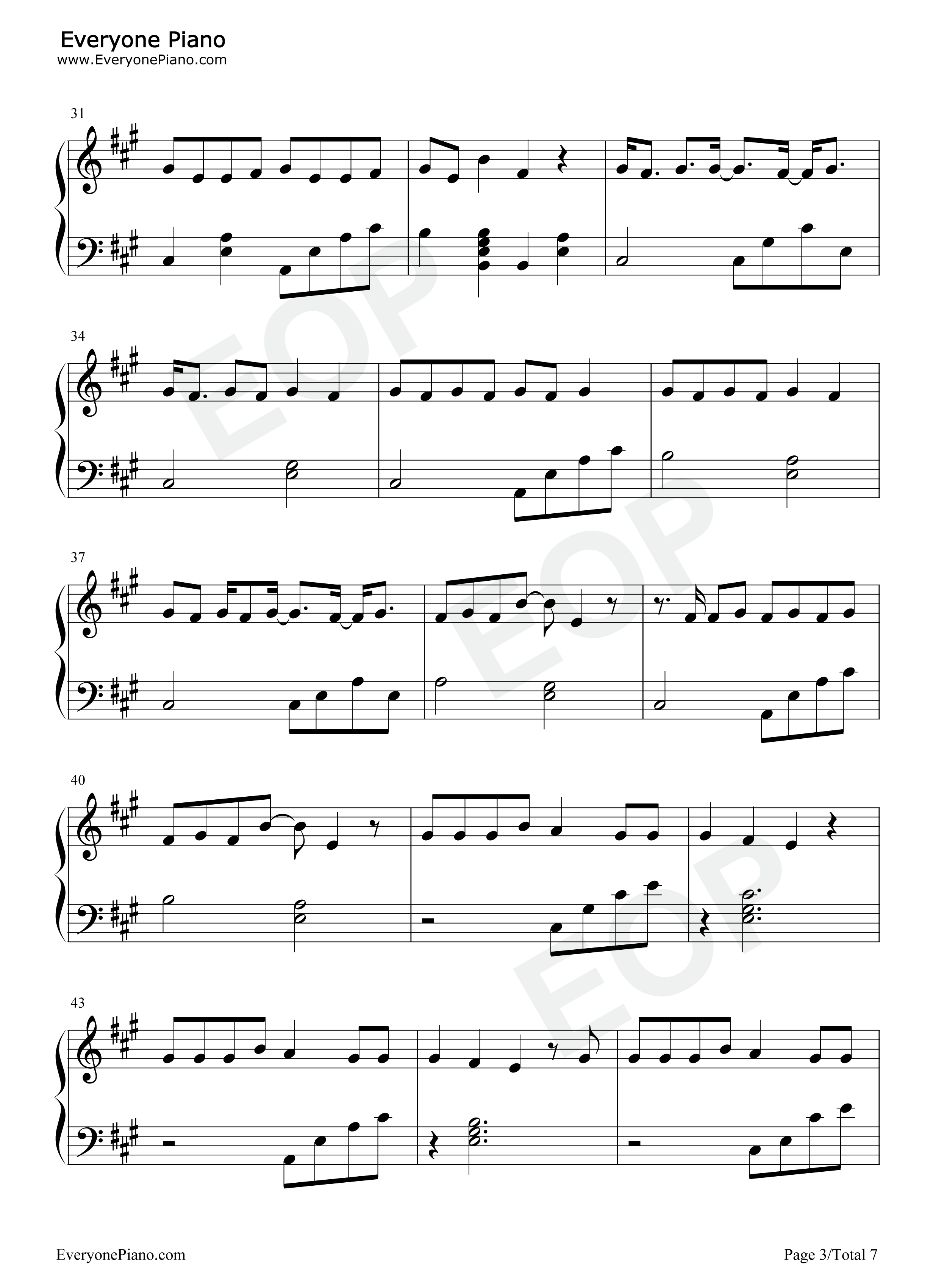 Like This钢琴谱-2KBABY Marshmello3