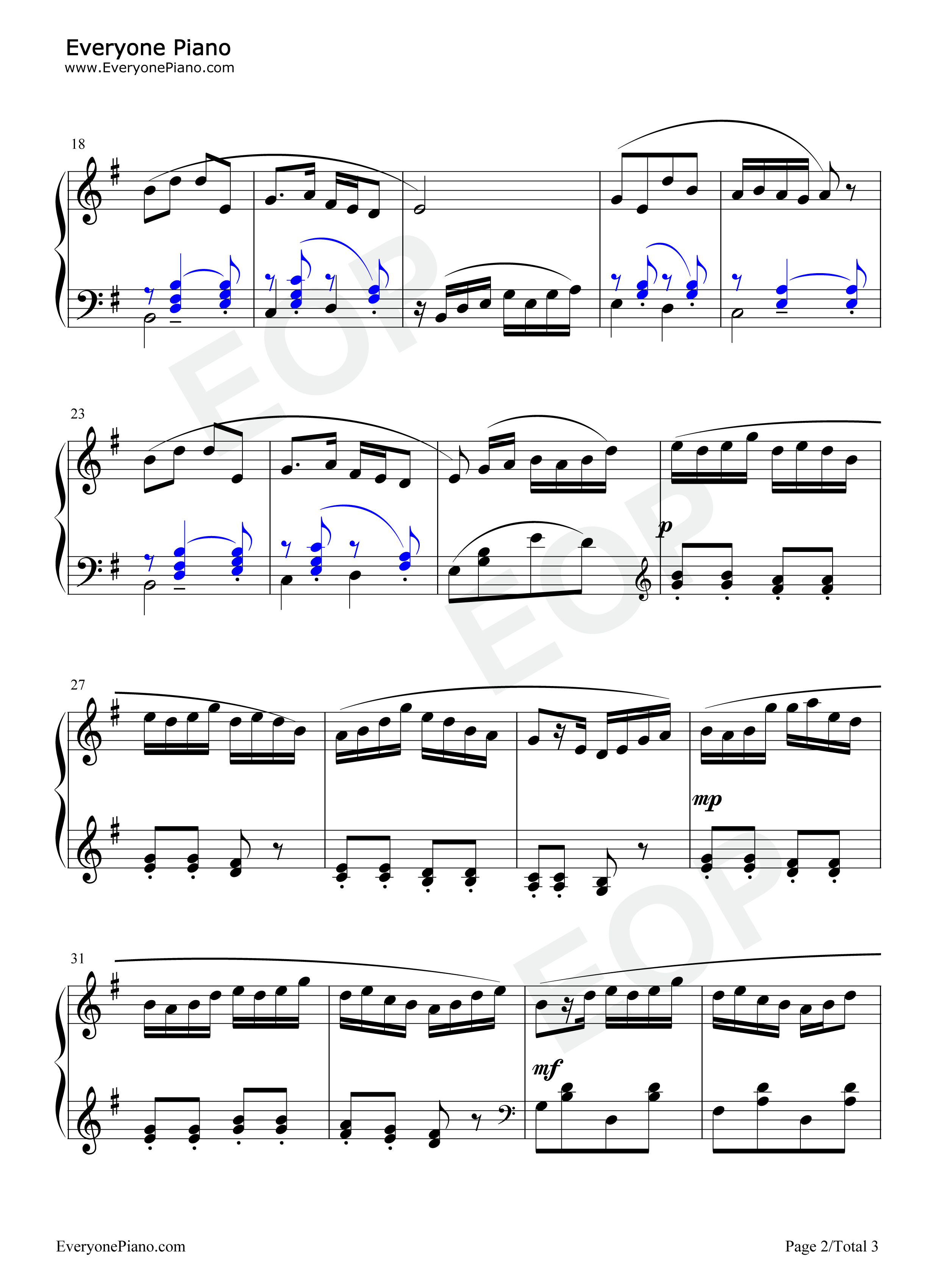 紫竹调钢琴谱-龚耀年2