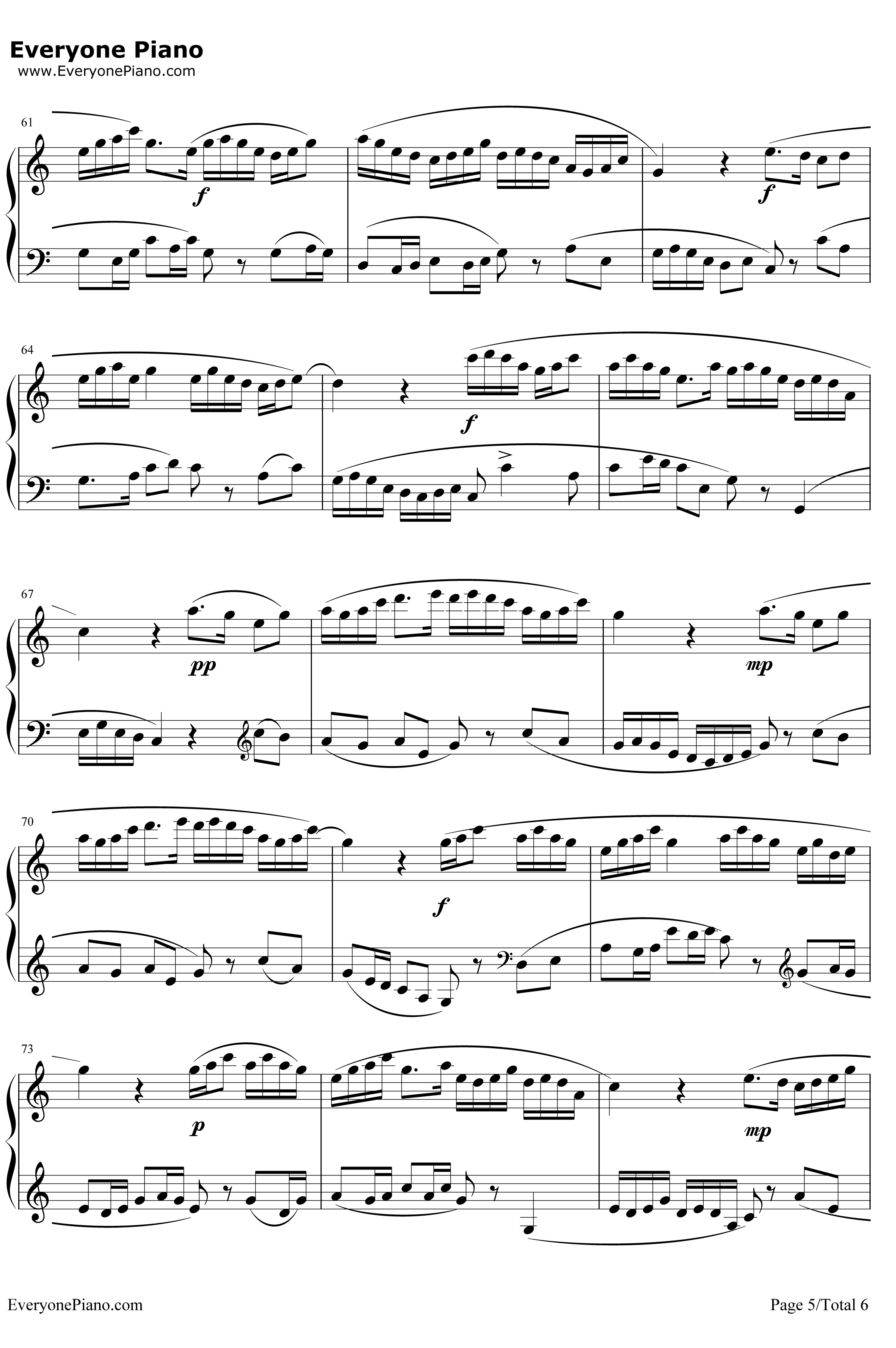 牧童短笛钢琴谱-贺绿汀-牧童之笛5