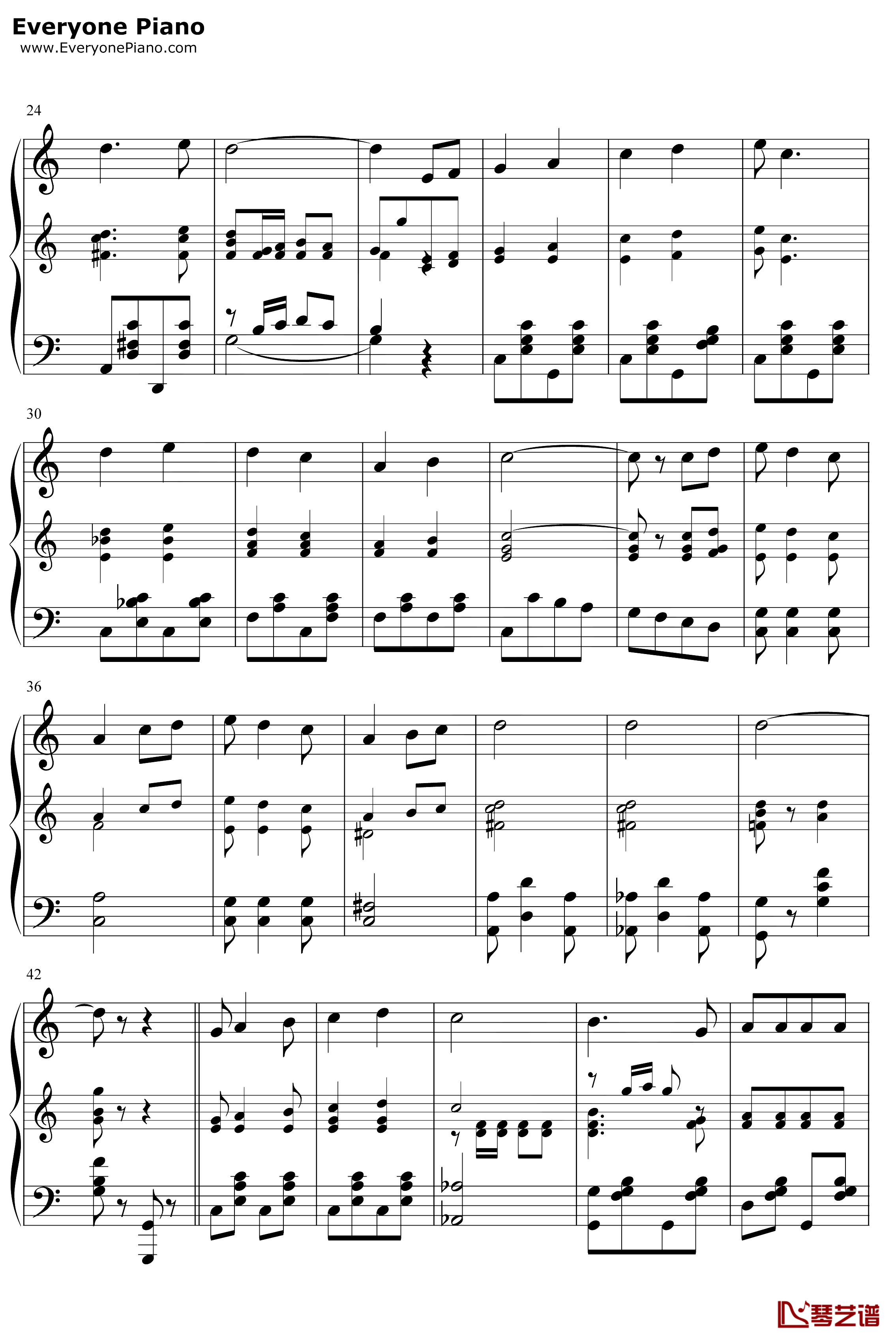 The Stars and Stripes Forever钢琴谱-John Philip Sousa2