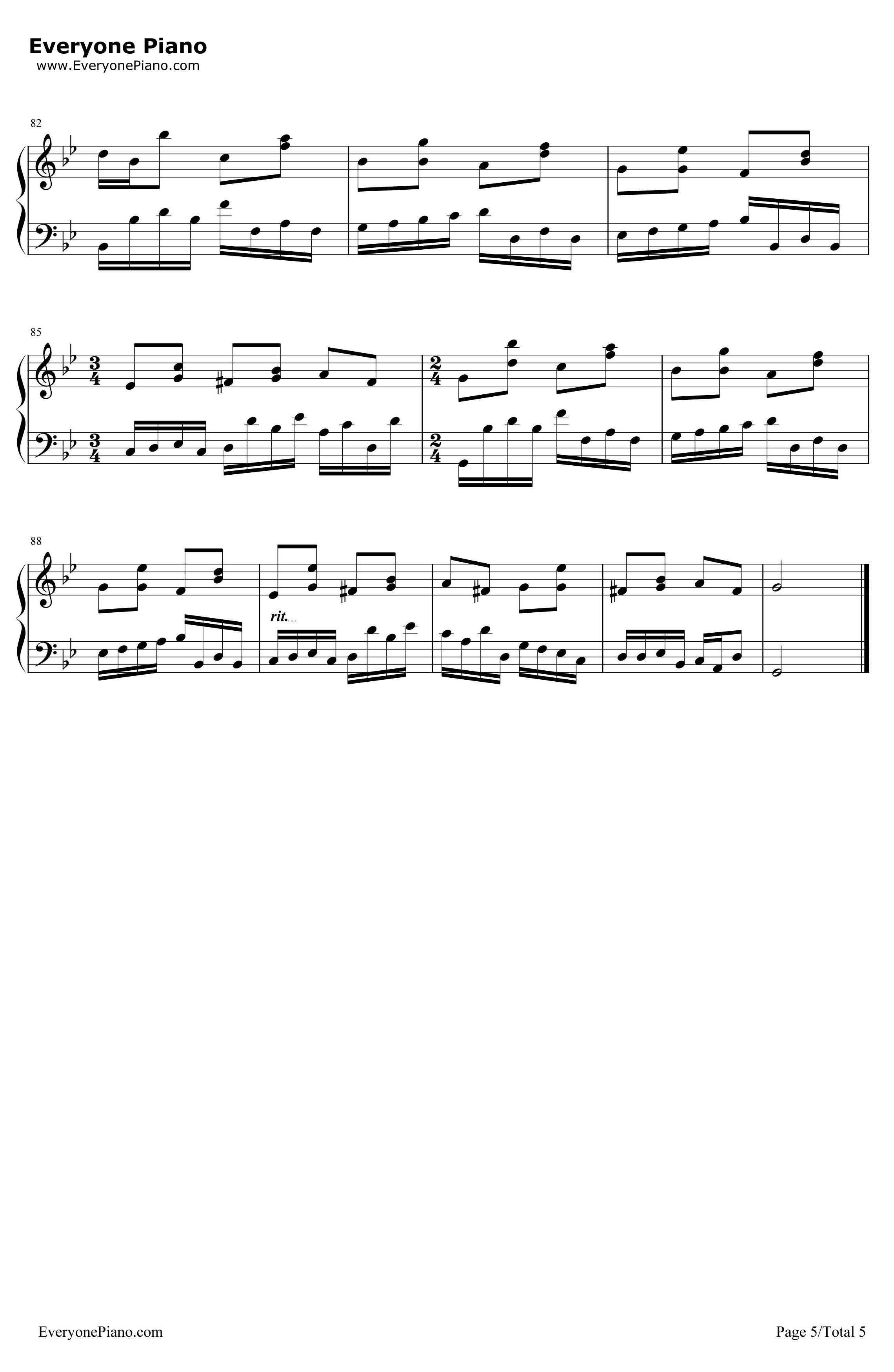 圣诞协奏曲钢琴谱-理查德克莱德曼-理查德克莱德曼5