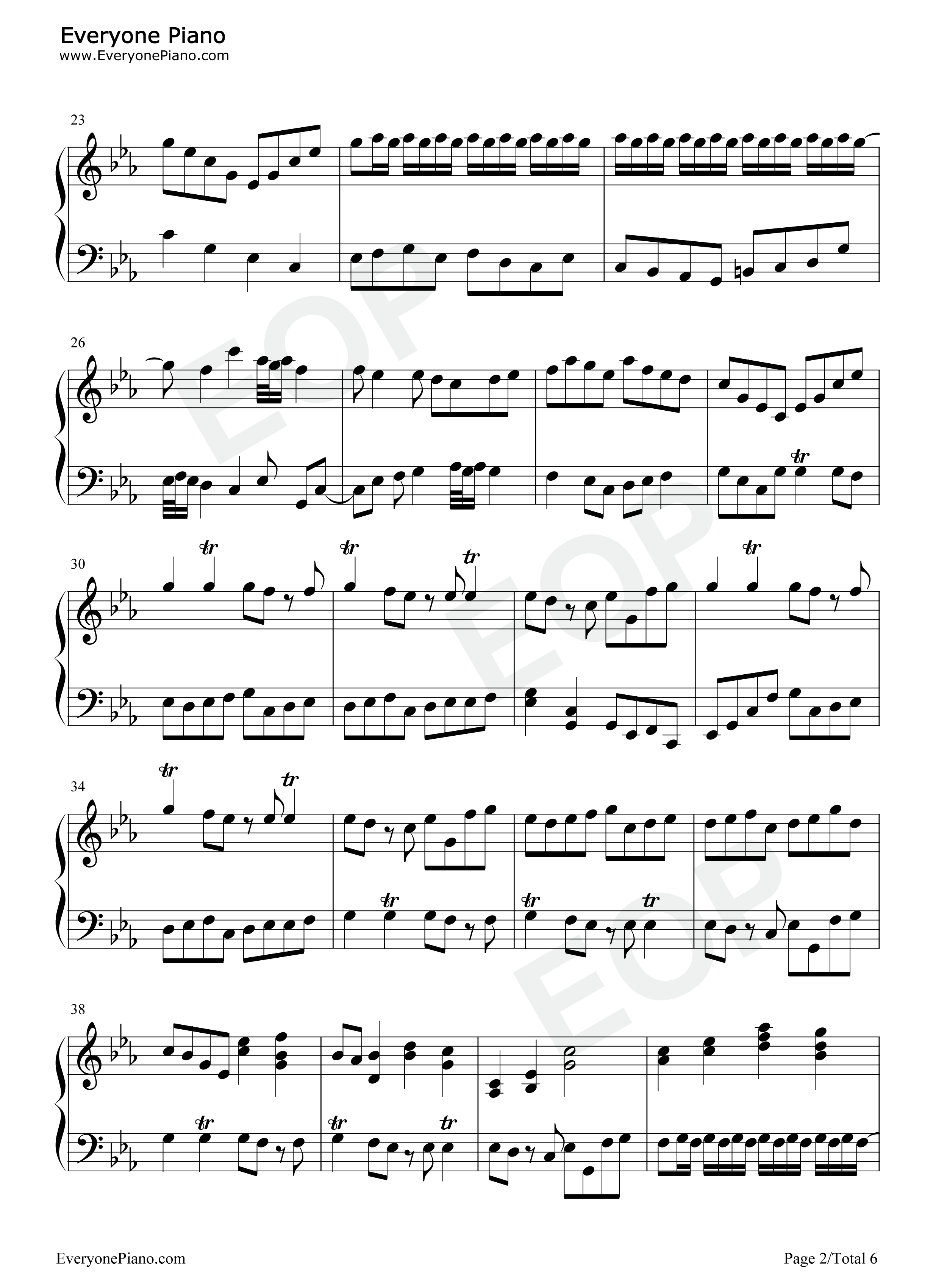 巴赫の幻想曲钢琴谱-IDW哒2
