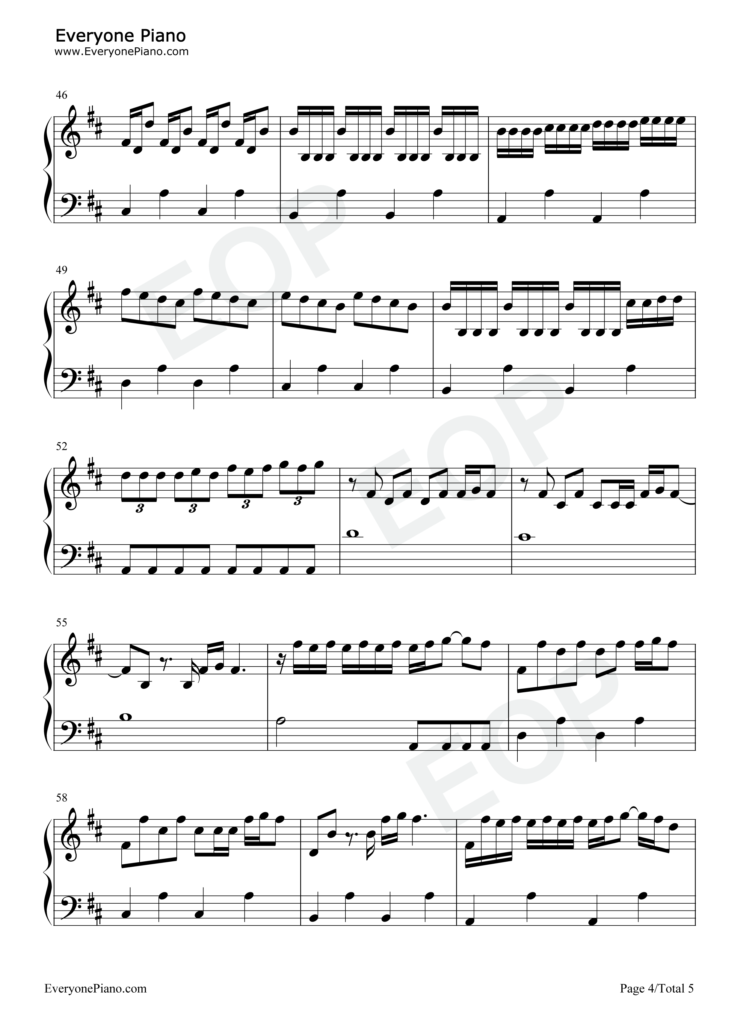 The Loneliest钢琴谱-Måneskin4