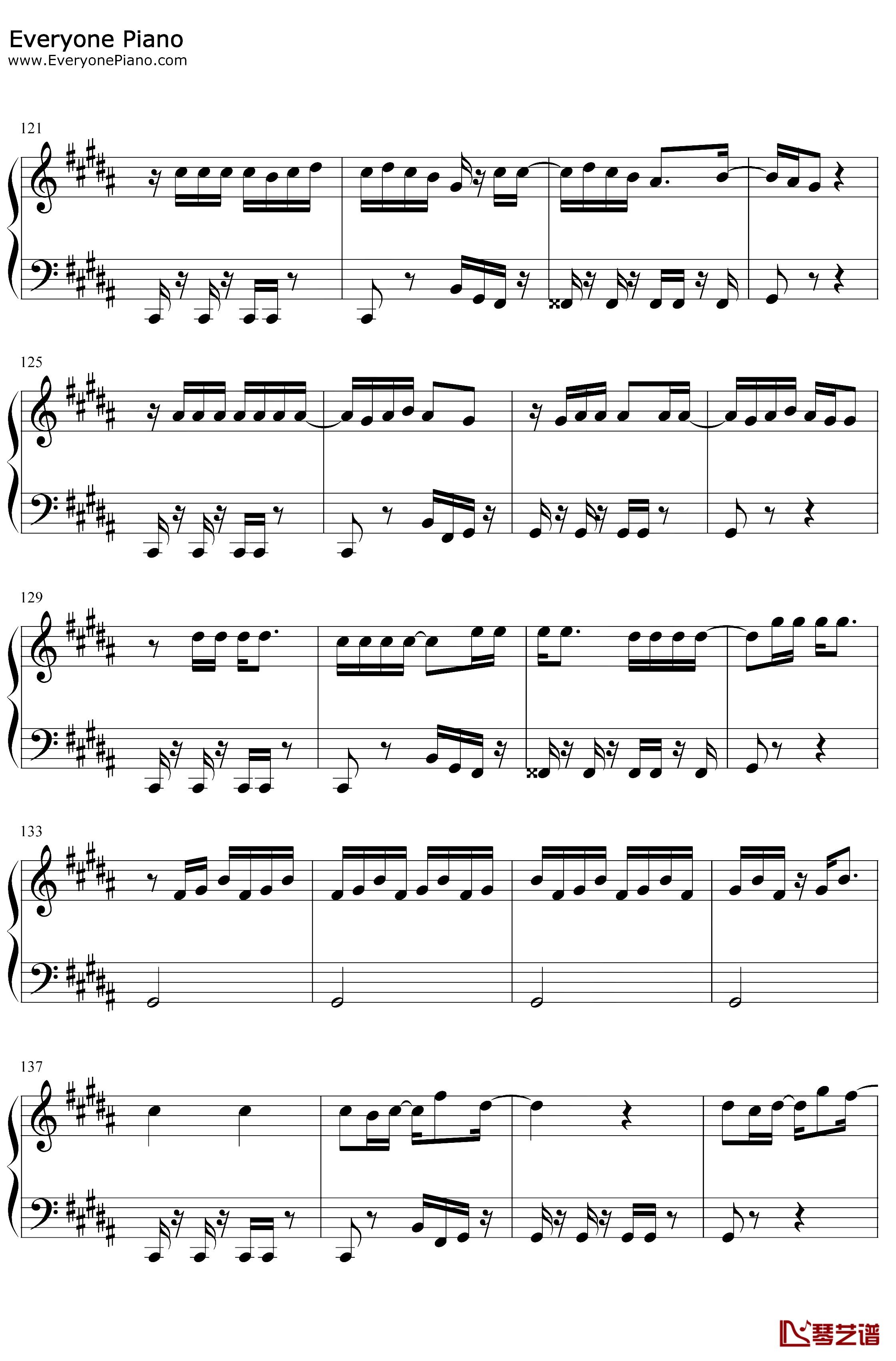 PLACEBO钢琴谱-米津玄師野田洋次郎-米津玄师与野田洋次郎的神仙合作7