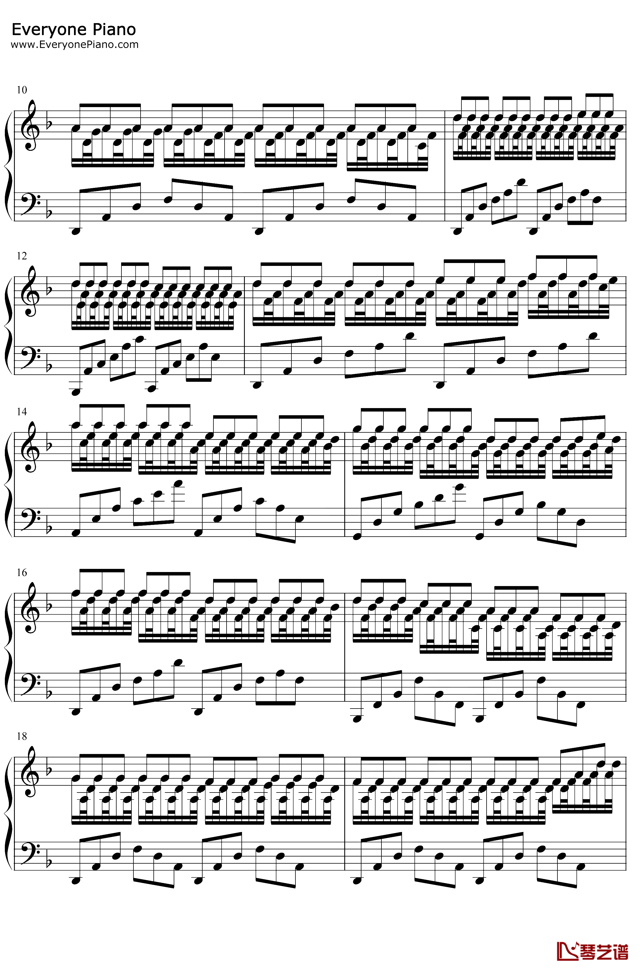 Tema de Sira钢琴谱-CesarBenito-CesarBenito-时间的针脚2