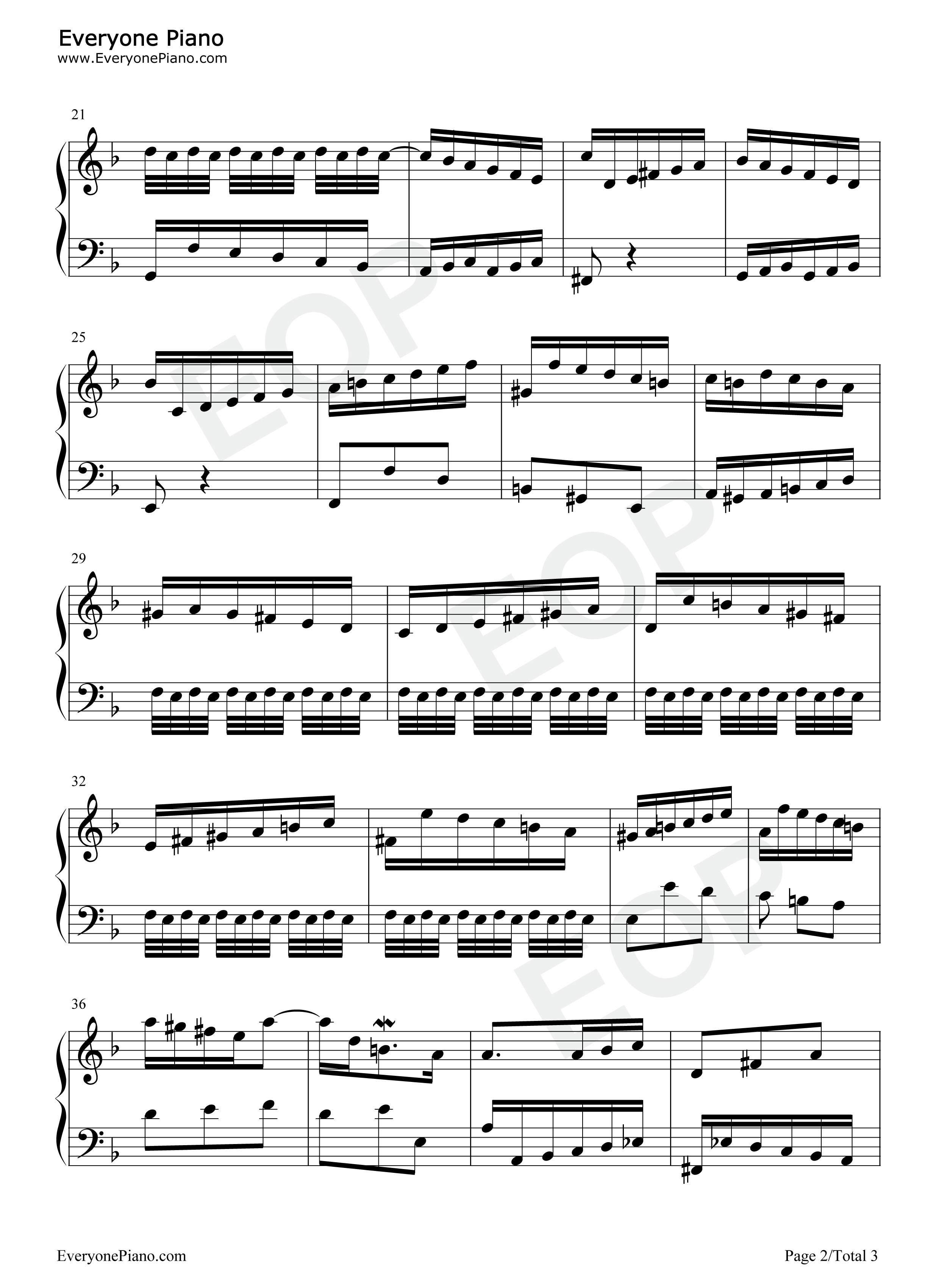 BWV775钢琴谱-巴赫2