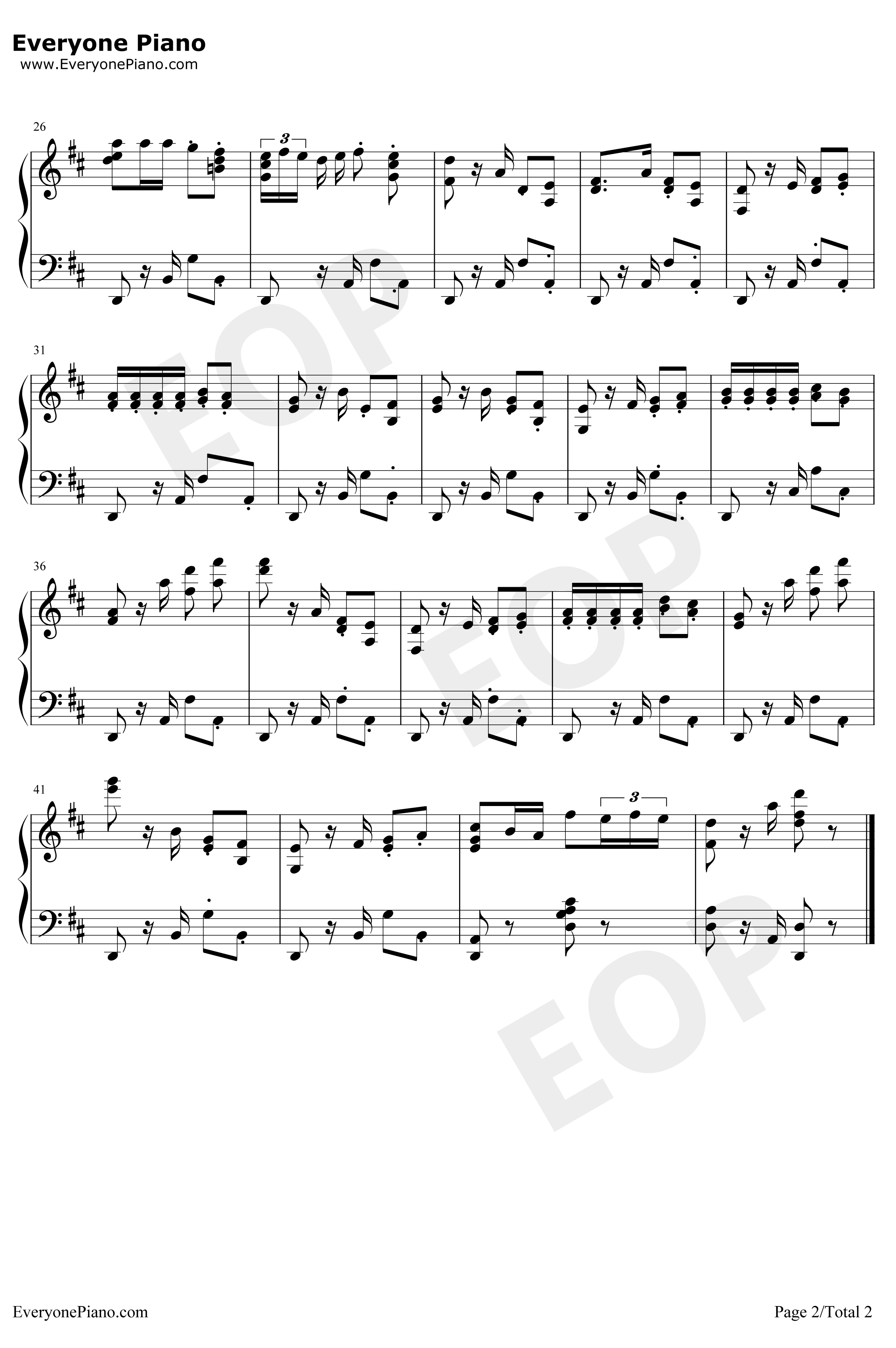 Habanera钢琴谱-GeorgesBizet-歌剧卡门2