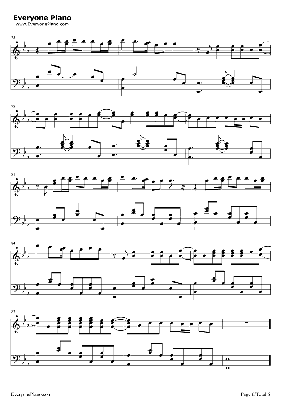 KissinU钢琴谱-MirandaCosgrove6