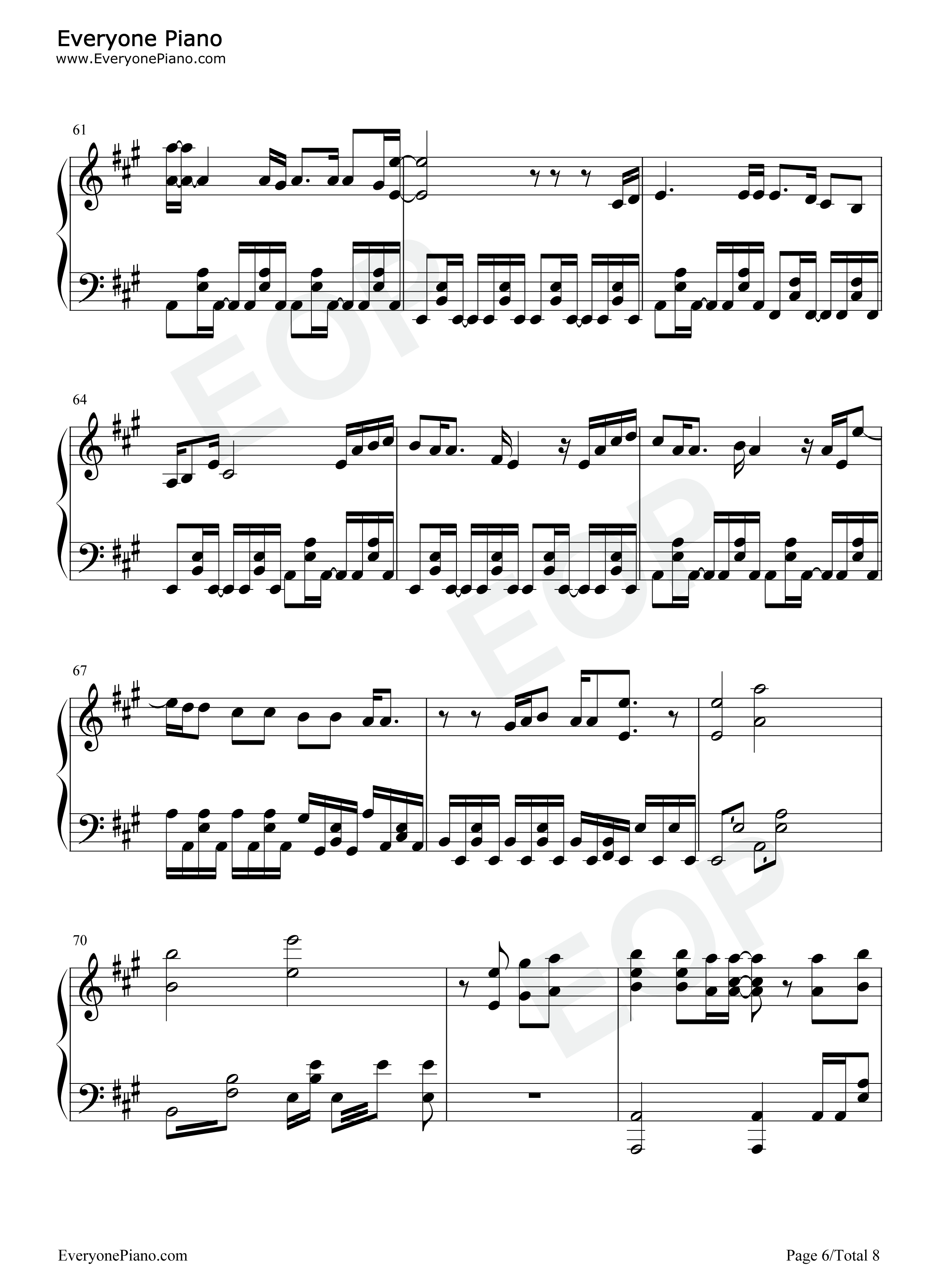 キズナミュージック钢琴谱-Poppin'Party6