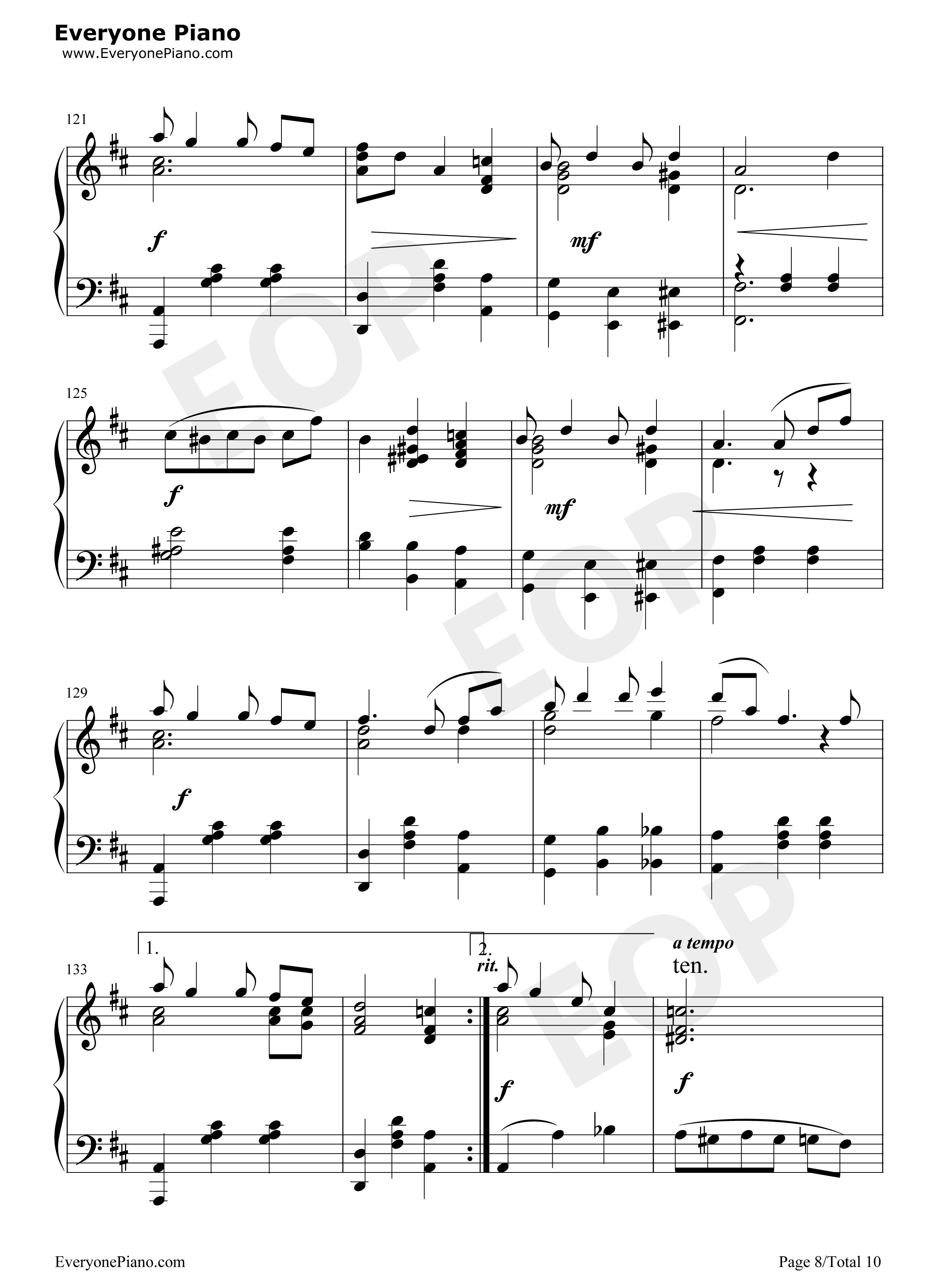 Bethena A Concert Waltz钢琴谱-Scott Joplin  斯科特·乔普林8