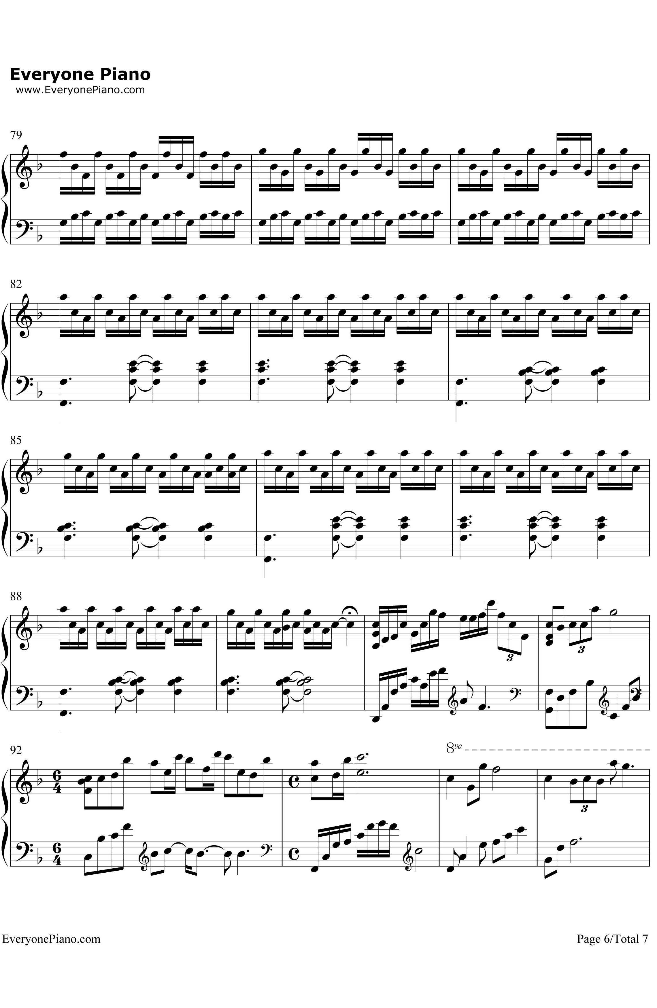 The Sunbeams... TheyScatter钢琴谱-Yiruma6