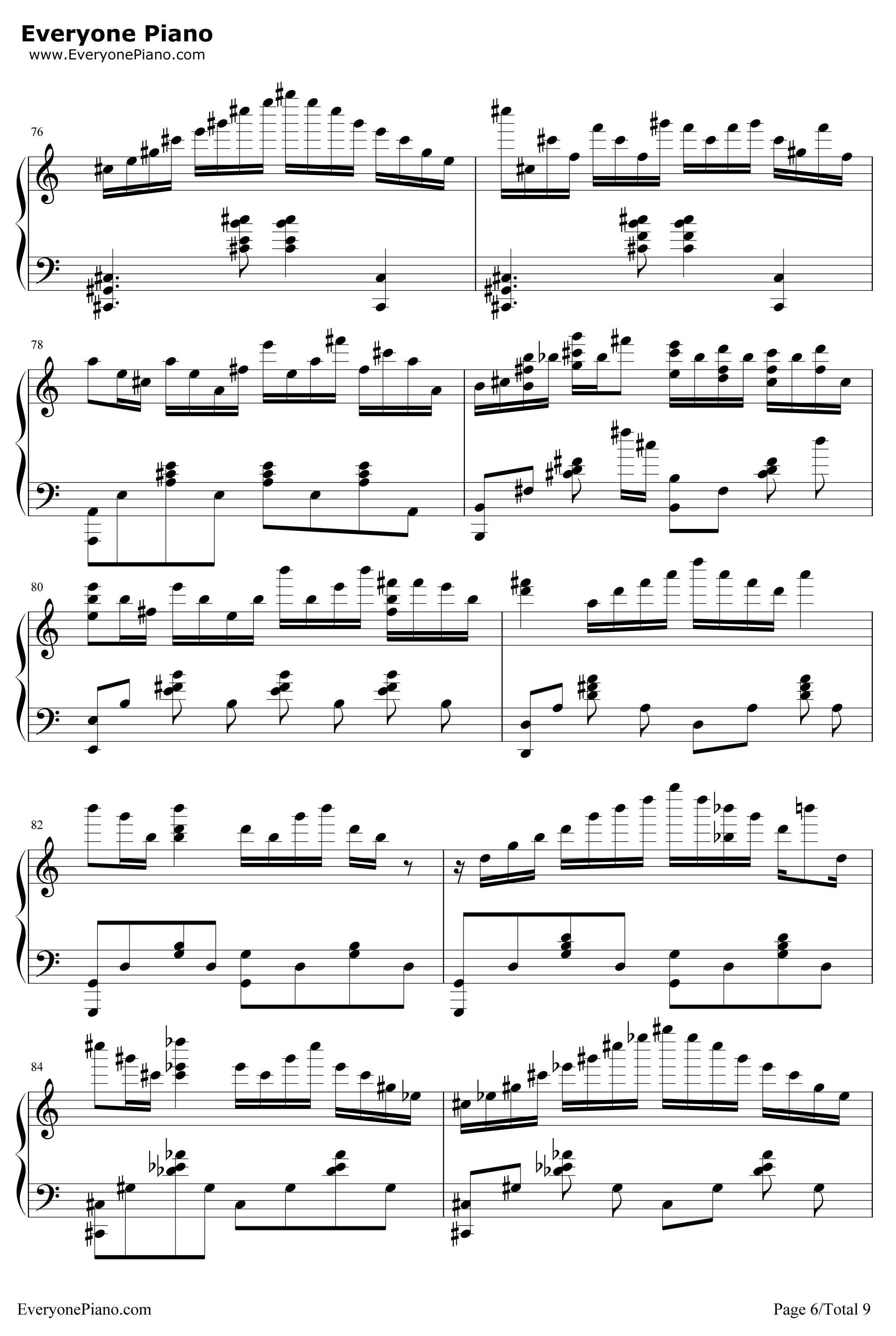 劲乐团V3钢琴谱-BeautifulDay-贝多芬悲怆第三乐章改编6