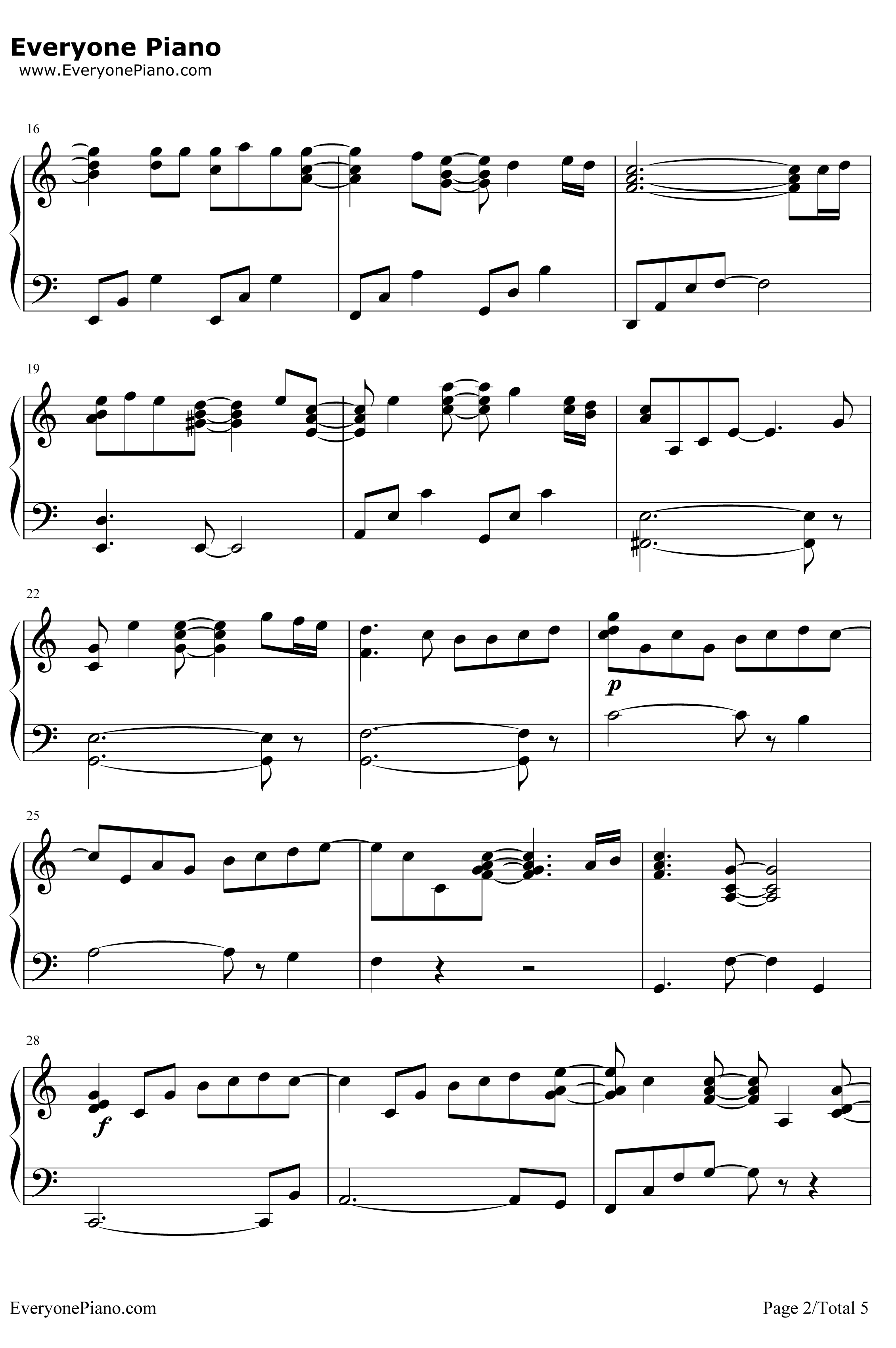 Valentine钢琴谱-JimBrickmanMartinaMcBride-JimBrickman和MartinaMcBride2