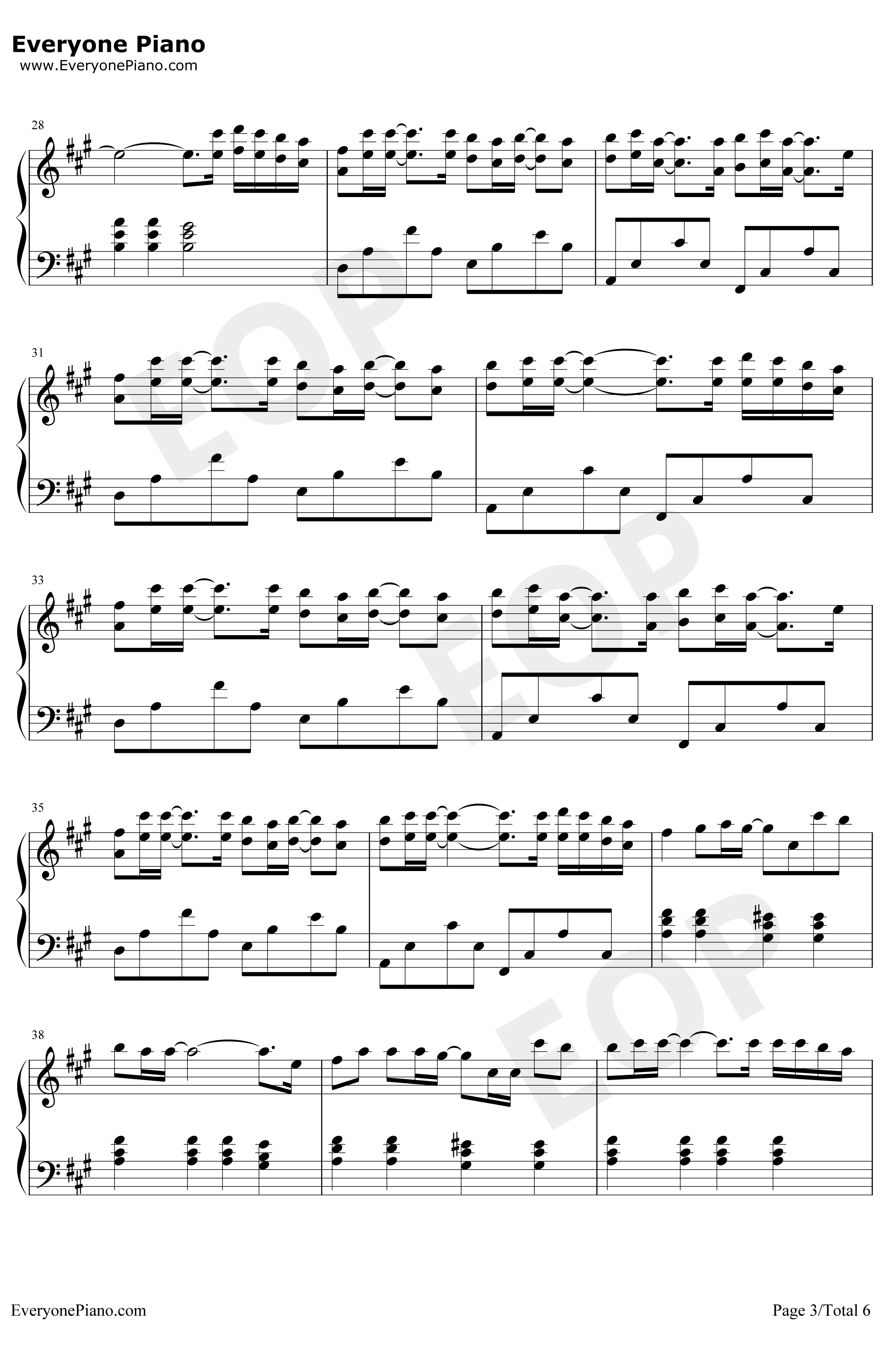 Take Me Hand钢琴谱-DAISHIDANCECécileCorbel-完美原声版3