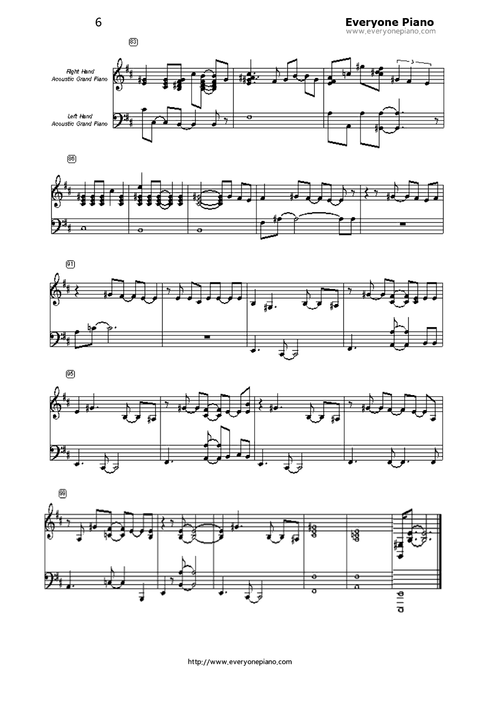 Everything钢琴谱-Michael Bublé6
