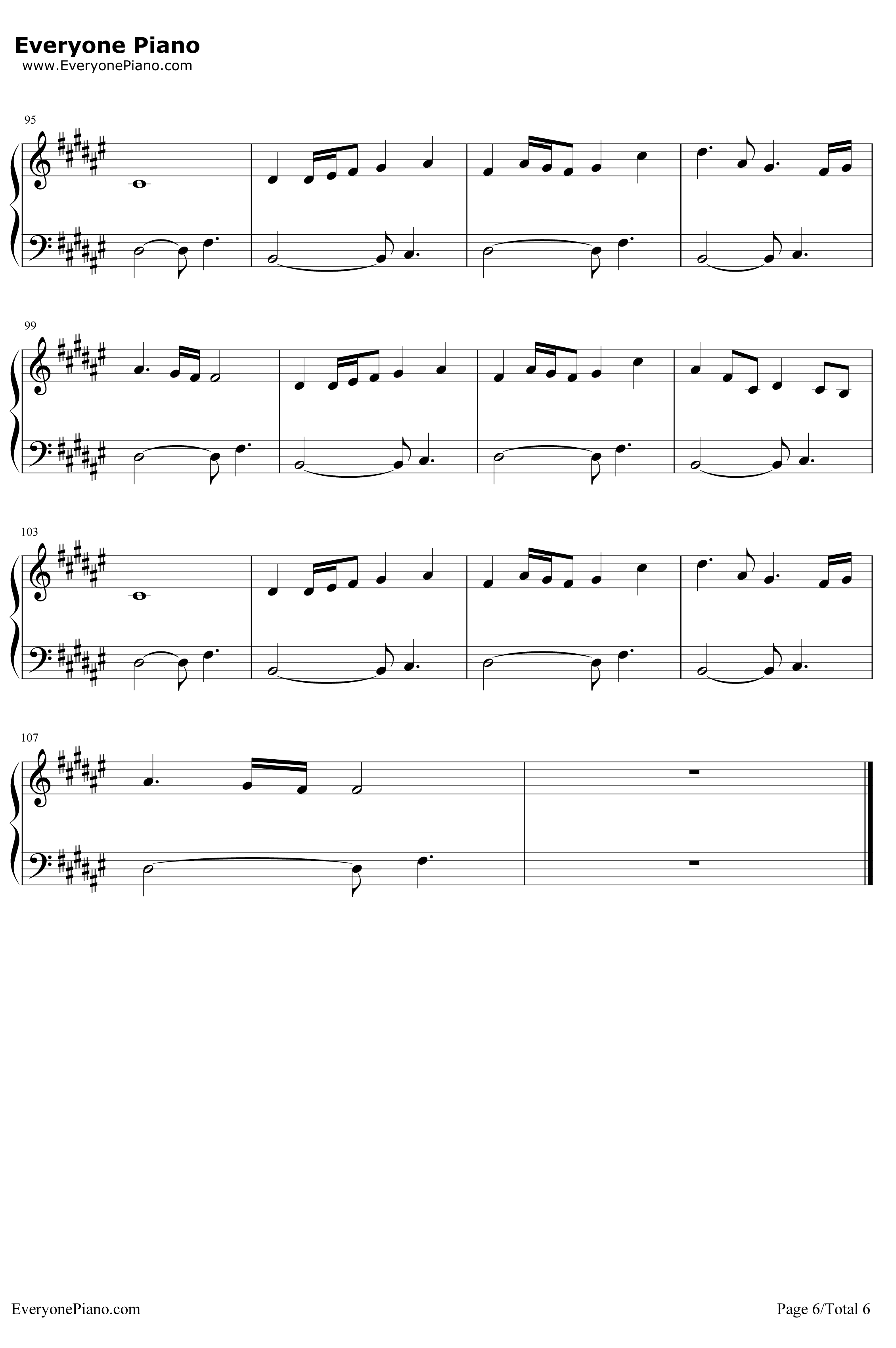 打上花火钢琴谱-DAOKO米津玄师-升起的烟花从下面看还是从侧面看主题曲6