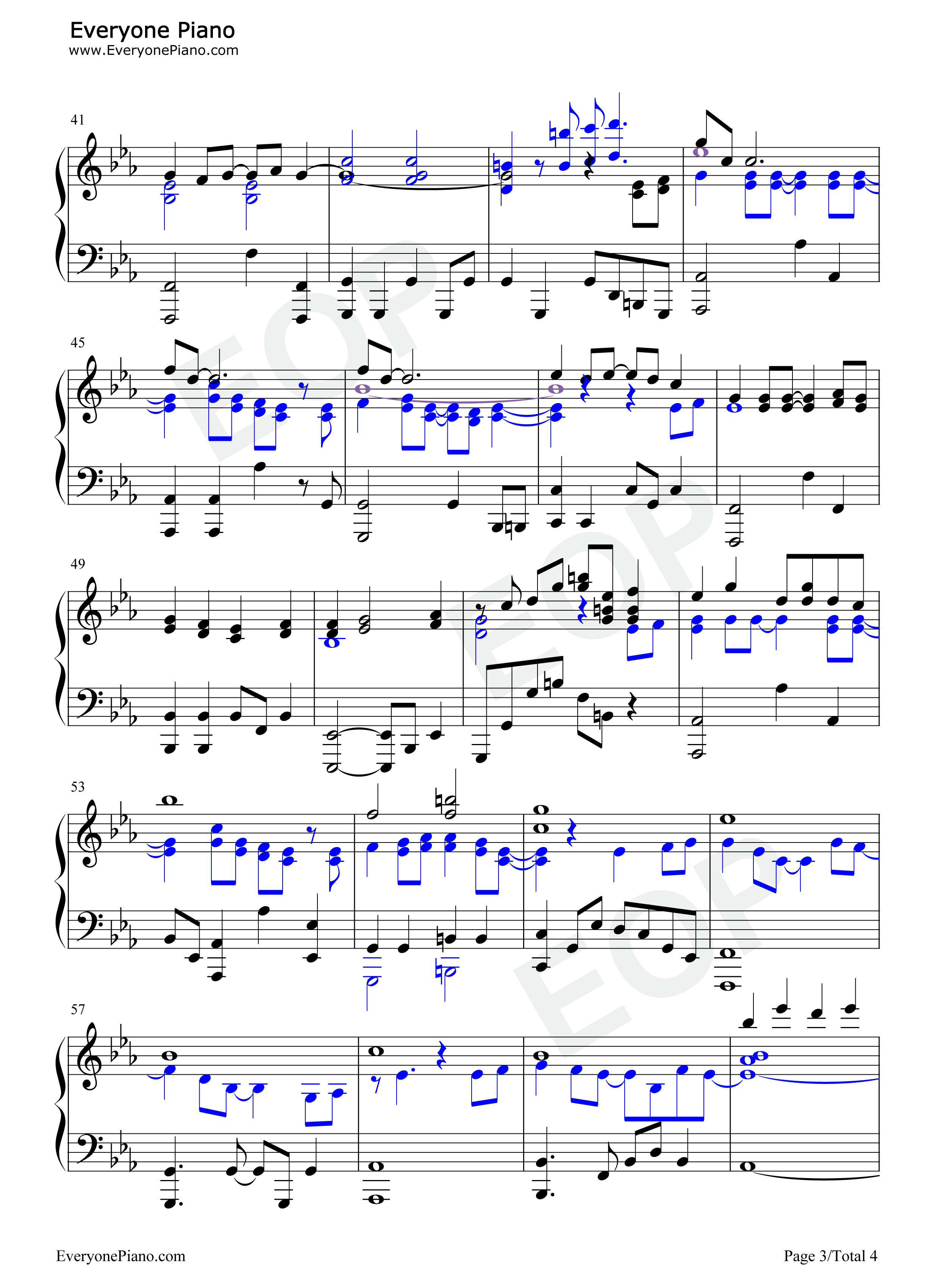 奏（かなで）钢琴谱-藤宫香织（雨宫天）3