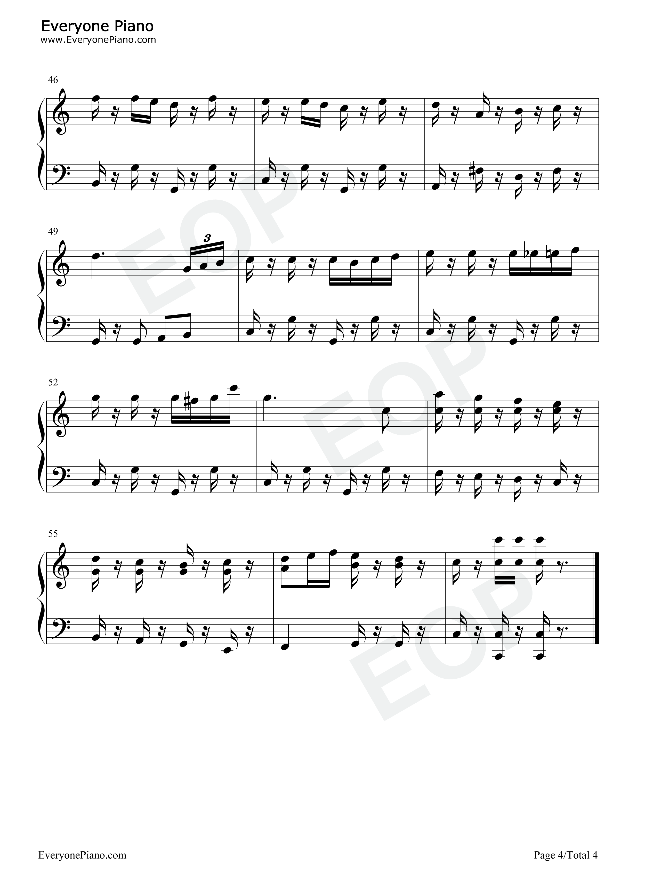美国巡逻兵钢琴谱-F. W. Meacham4