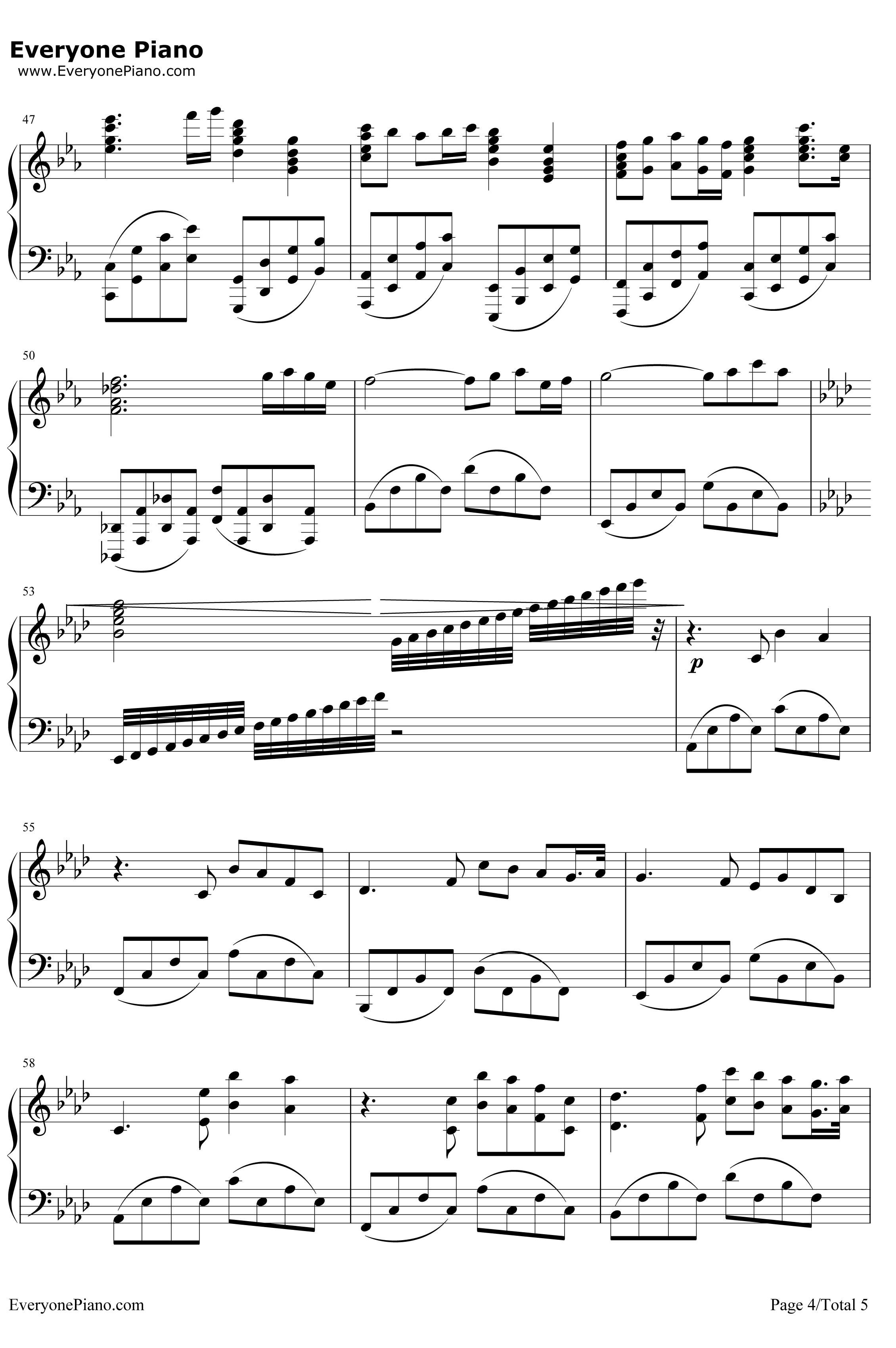 Adagio in CMinor钢琴谱 -雅尼4