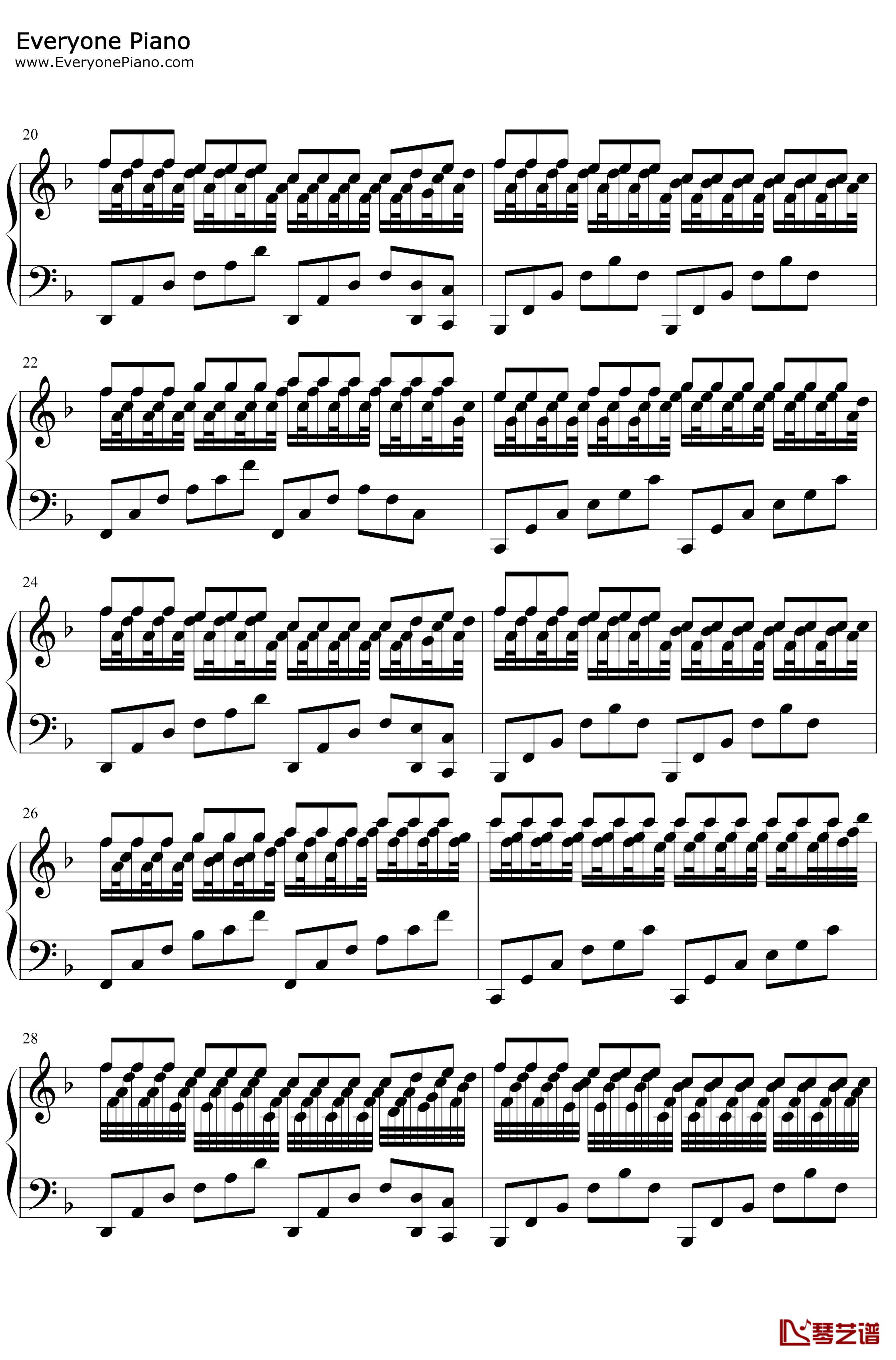 Tema de Sira钢琴谱-CesarBenito-CesarBenito-时间的针脚3