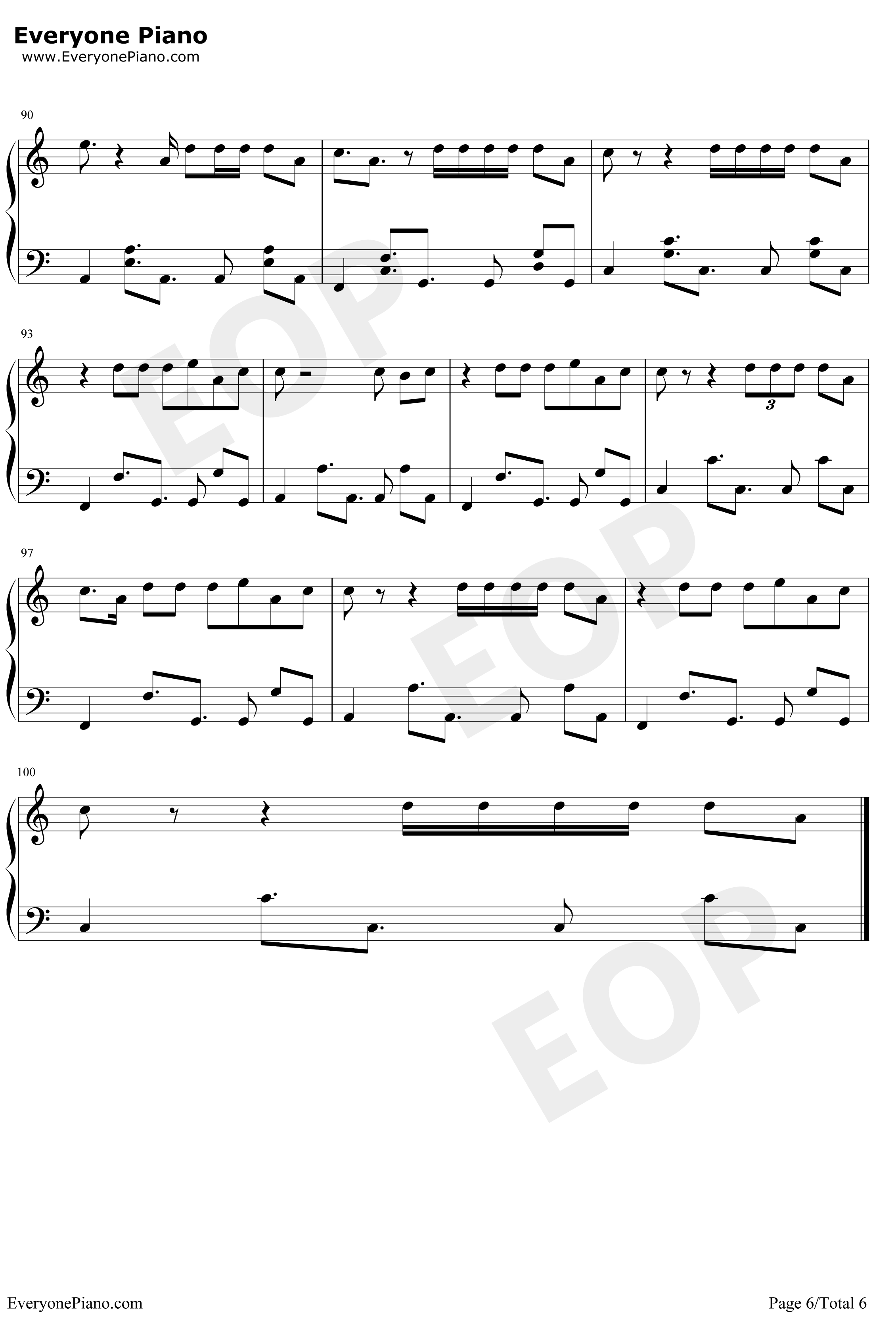 Middle Finger钢琴谱-PhoebeRyanQuinnXCII6