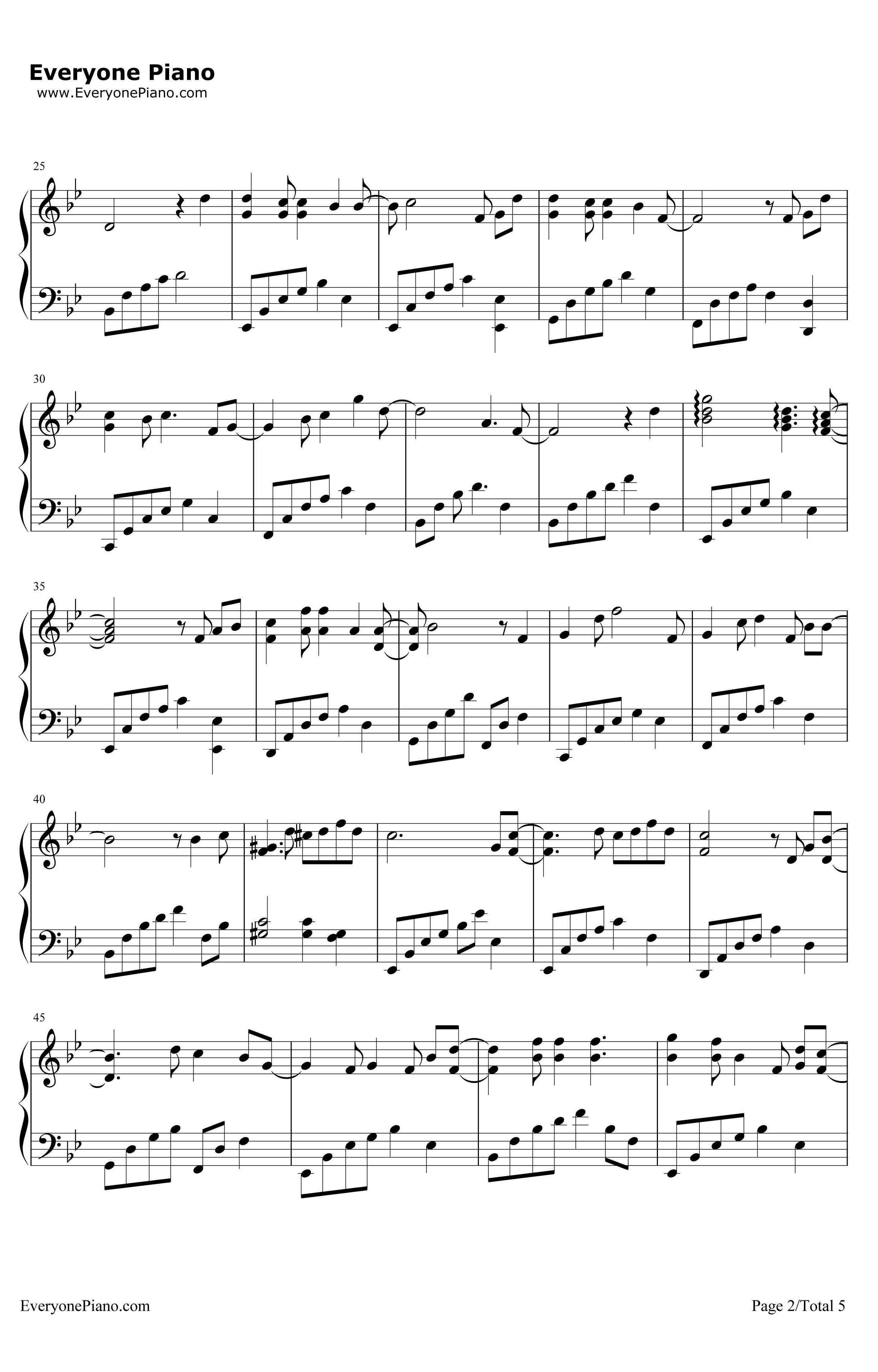 复刻回忆钢琴谱-薛凯琪-完整纯钢版2