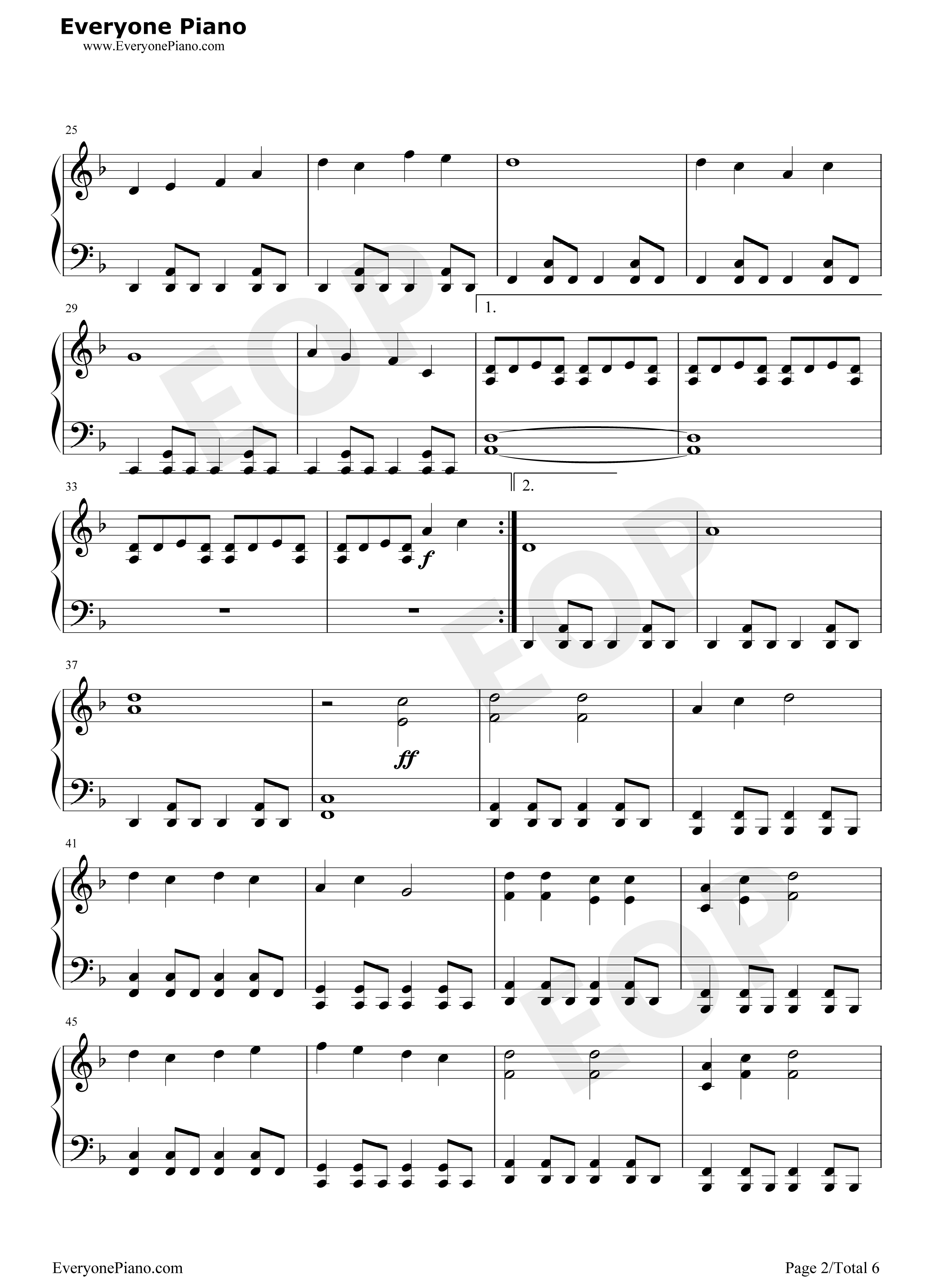 昙天钢琴谱-ドーズ（DOES）2