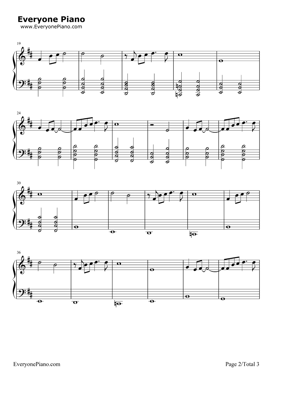 Sonne钢琴谱-Rammstein2