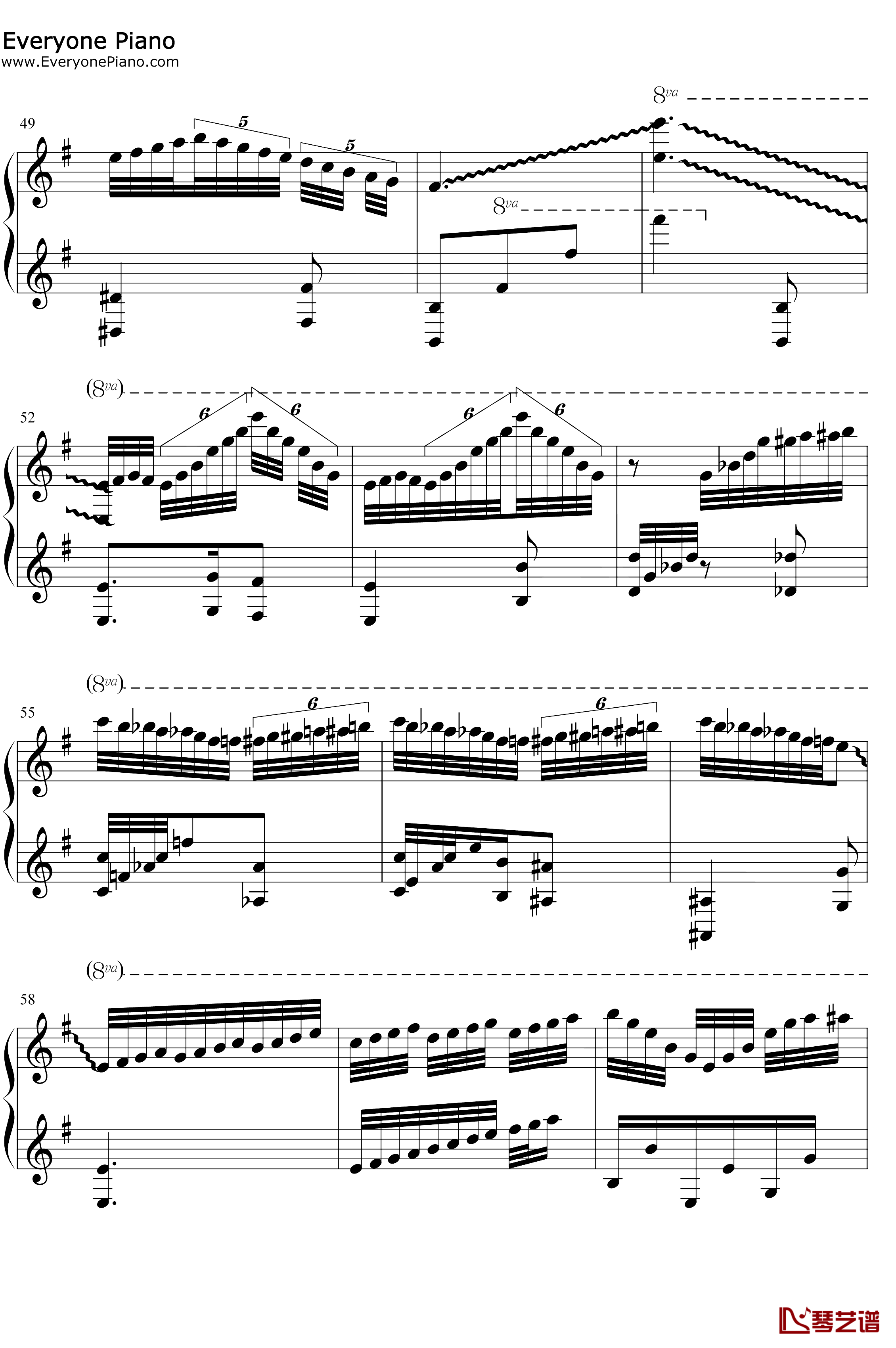 Hedwigs Theme完整版钢琴谱-John Williams-海德薇格主题曲-哈利波特主题曲3